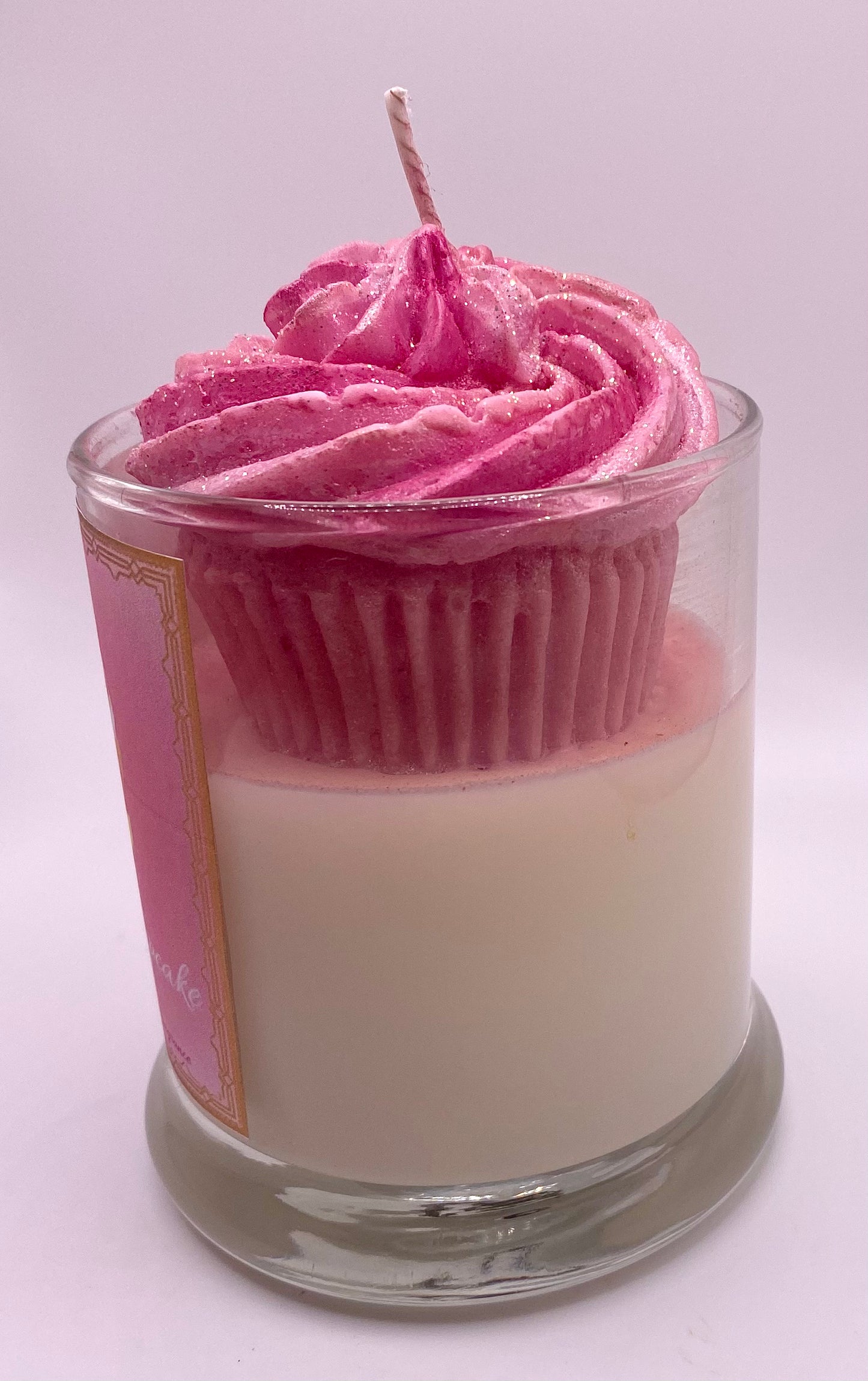 Strawberry Cupcake Candle