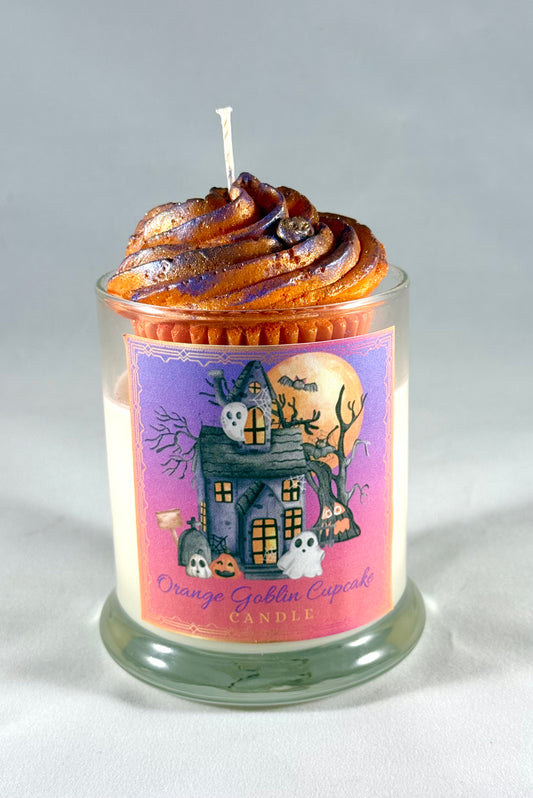 Orange Goblin Cupcake Candles