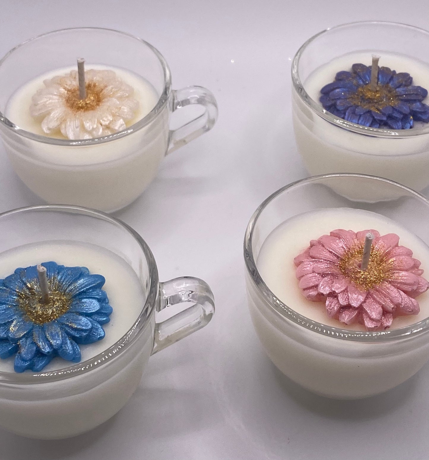 Mini Daisy Candles