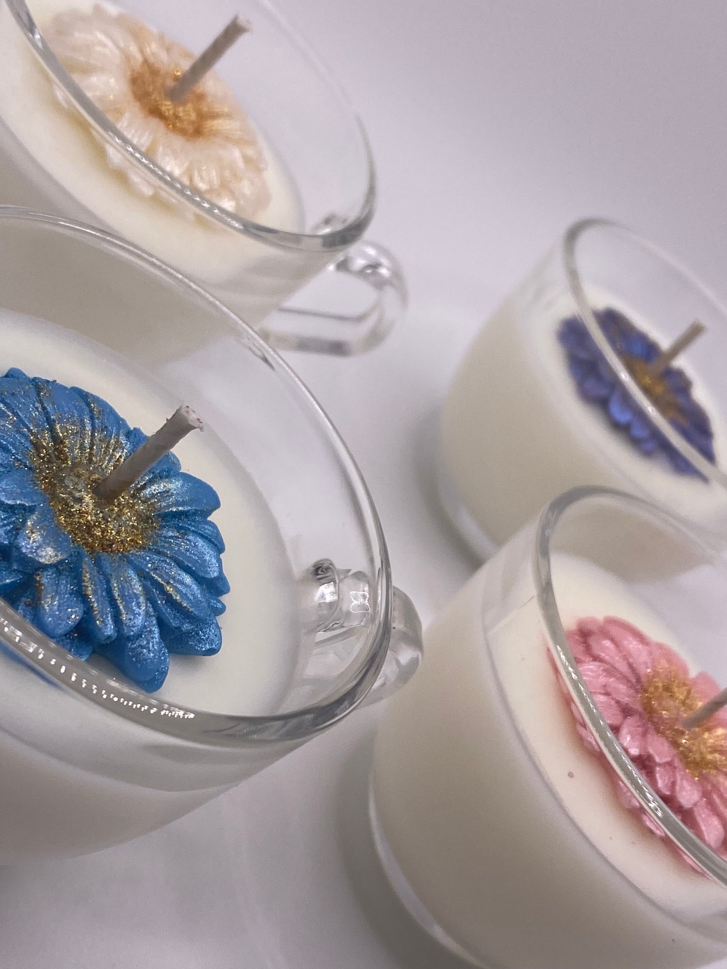 Mini Daisy Candles