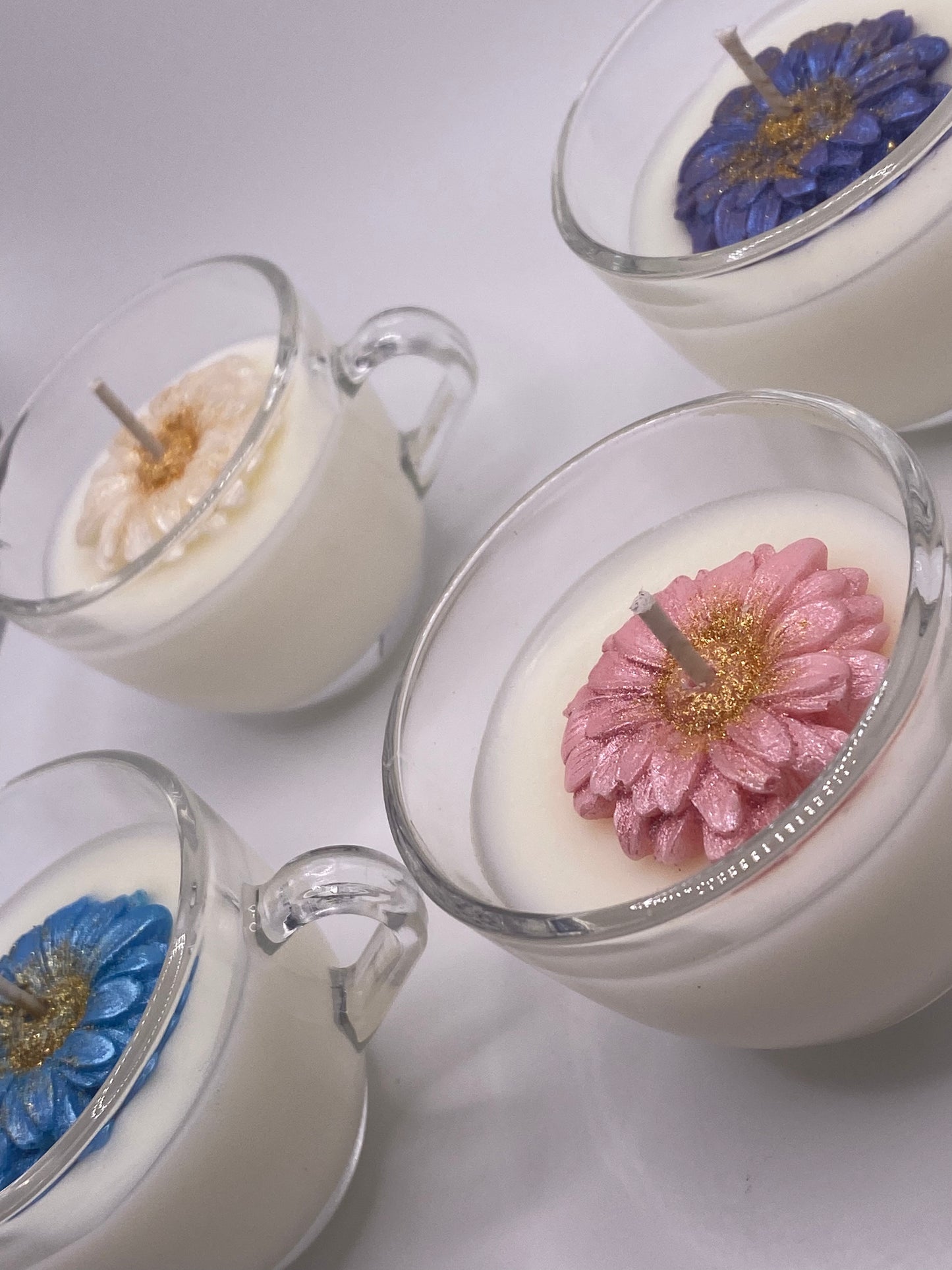 Mini Daisy Candles