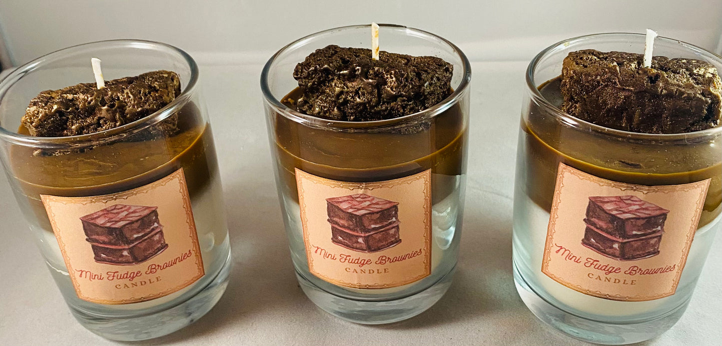 Mini Fudge Brownie Candle