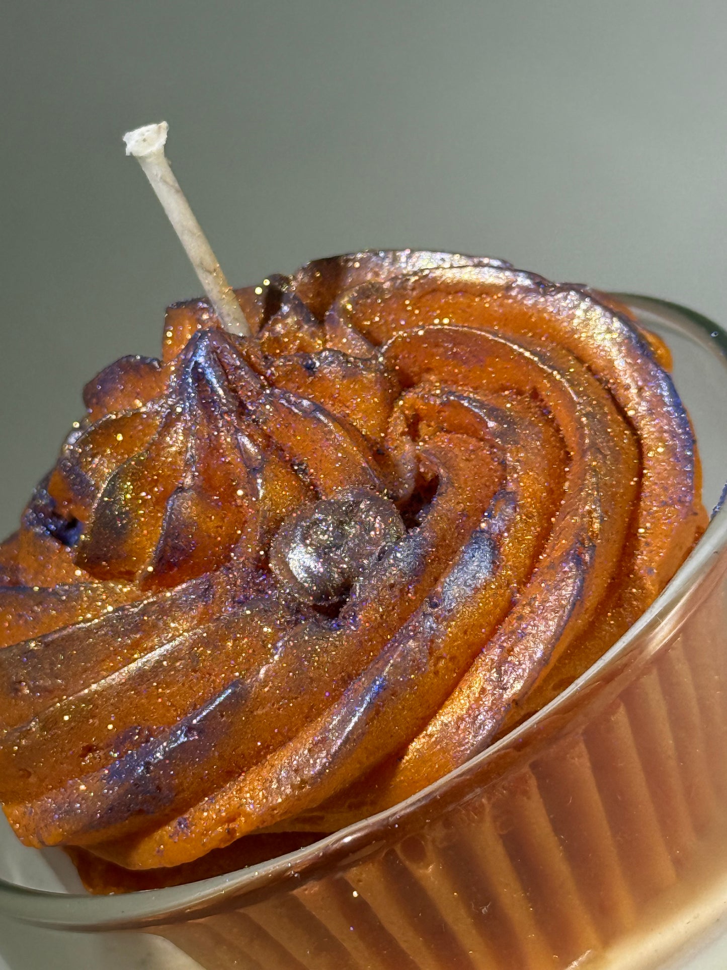 Orange Goblin Cupcake Candles