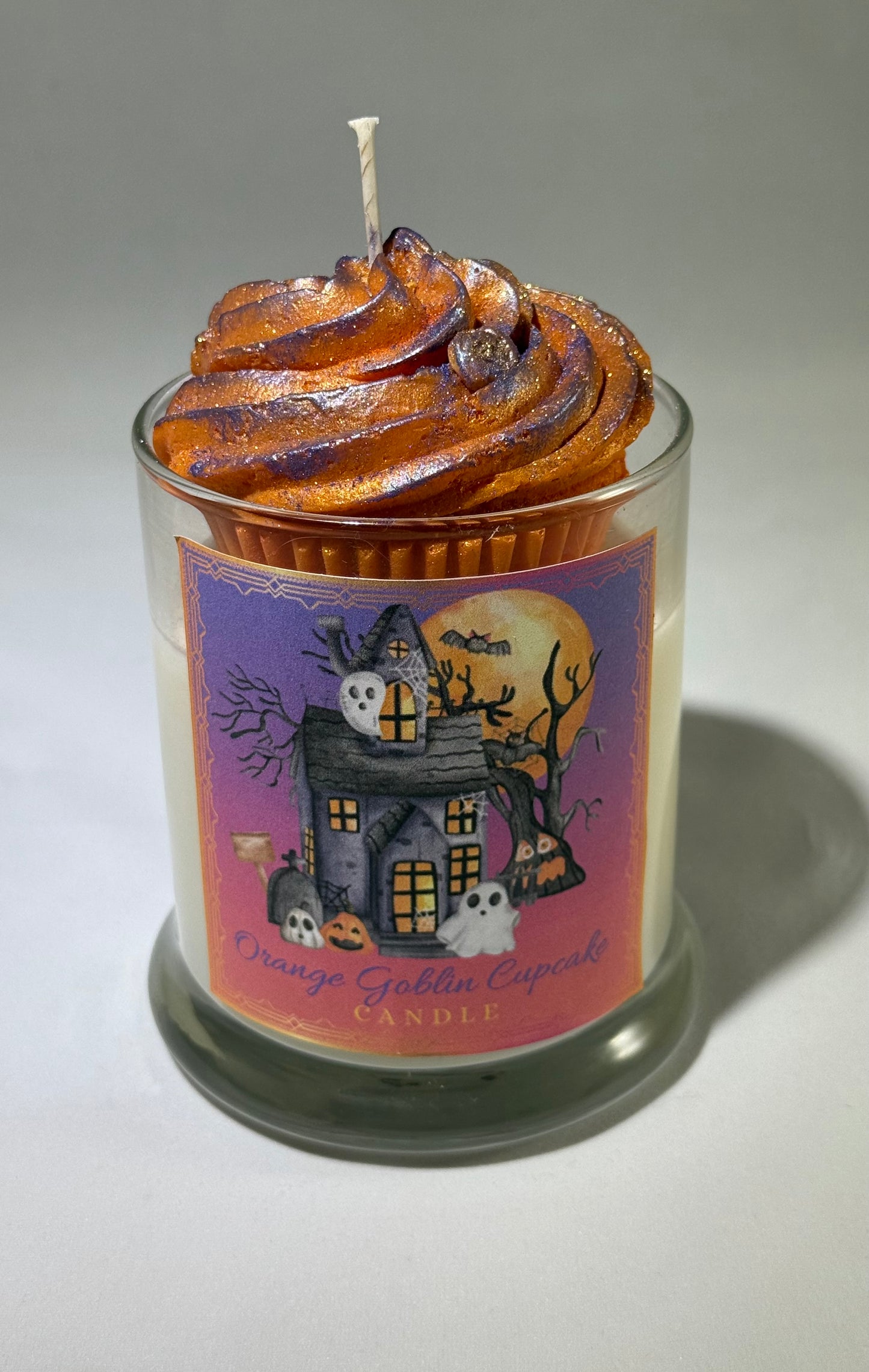 Orange Goblin Cupcake Candles