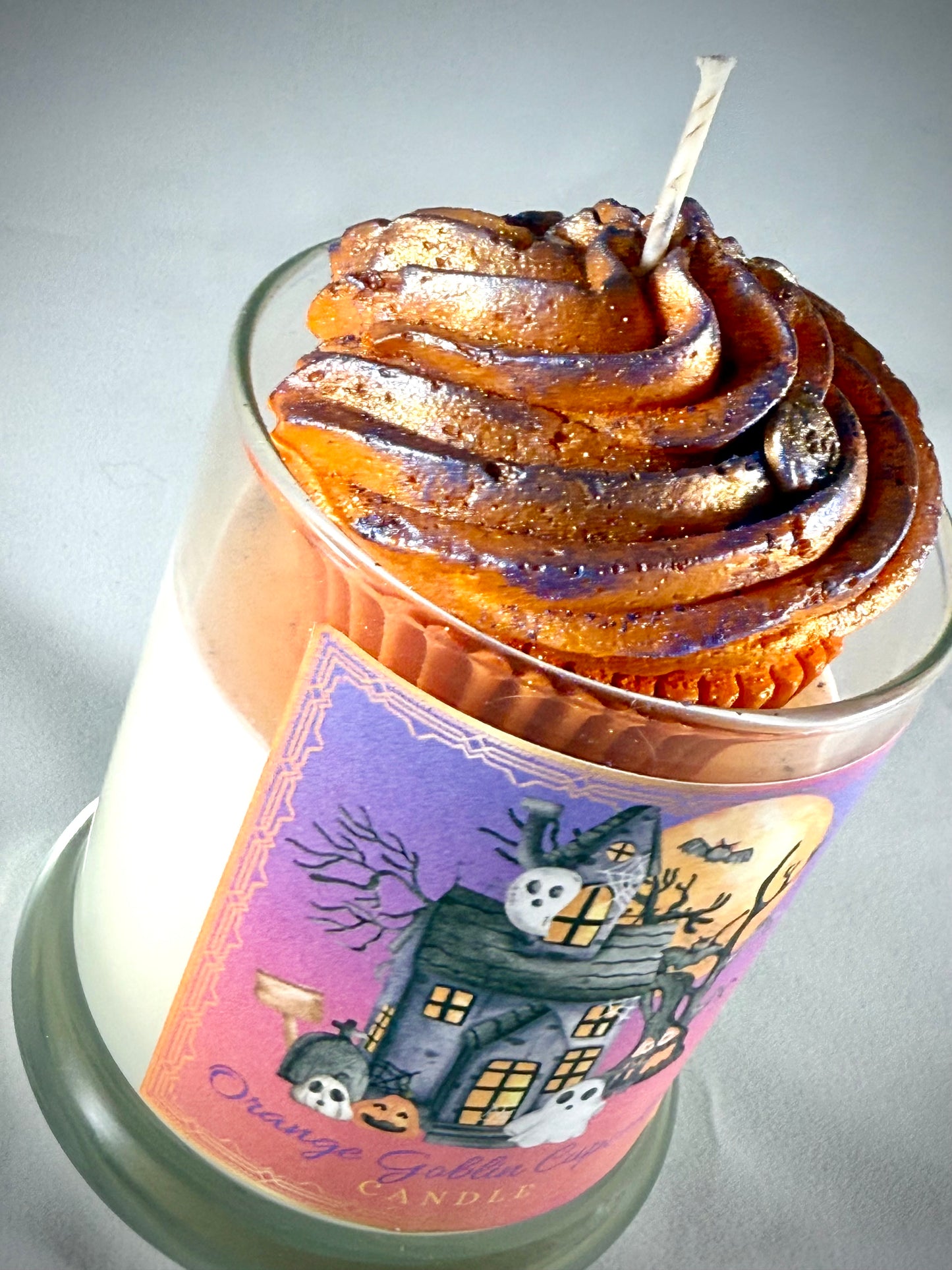 Orange Goblin Cupcake Candles