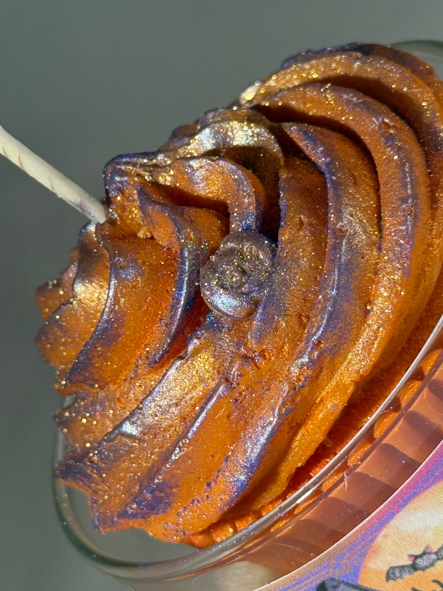 Orange Goblin Cupcake Candles