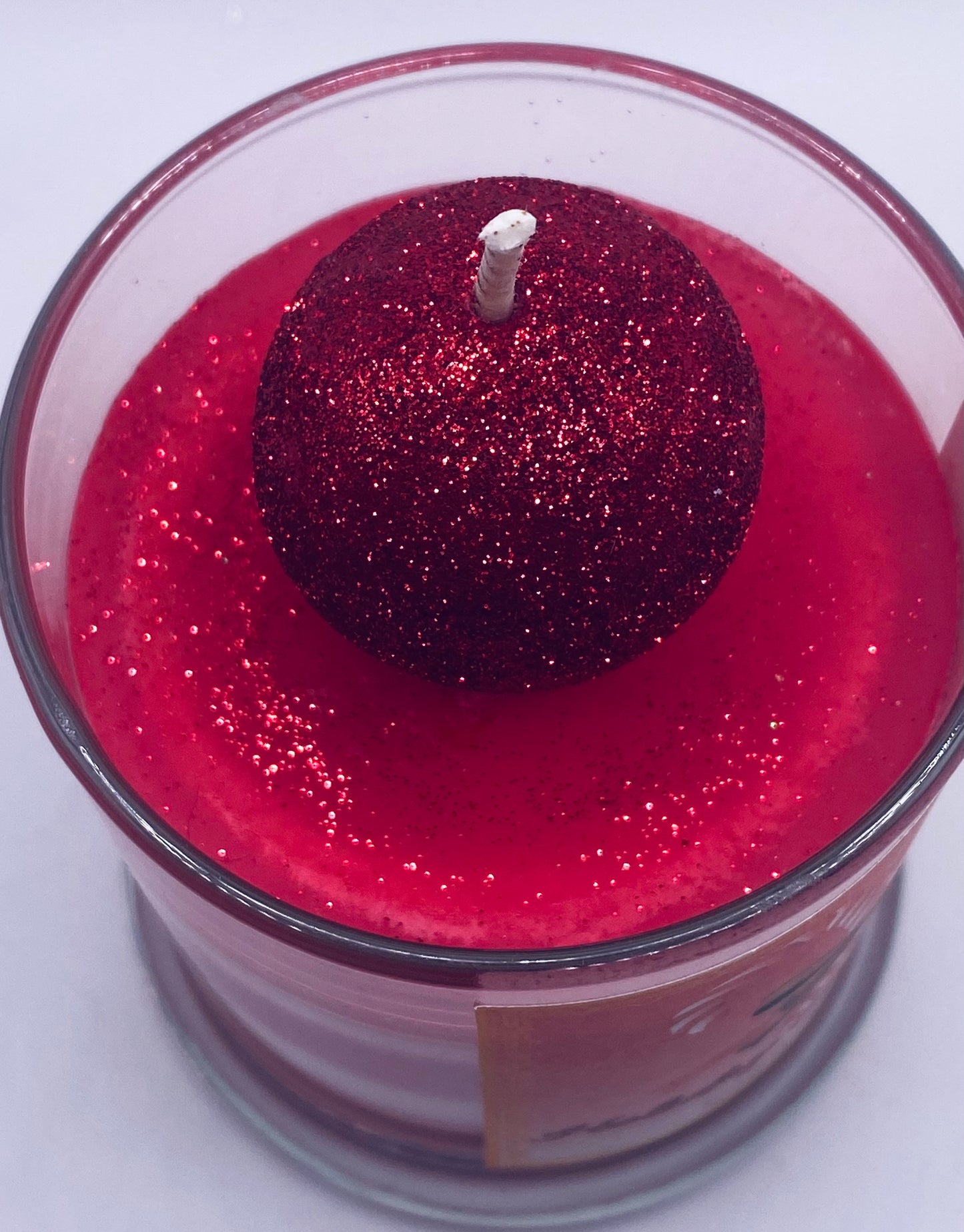 Holiday Candy Cane Candles