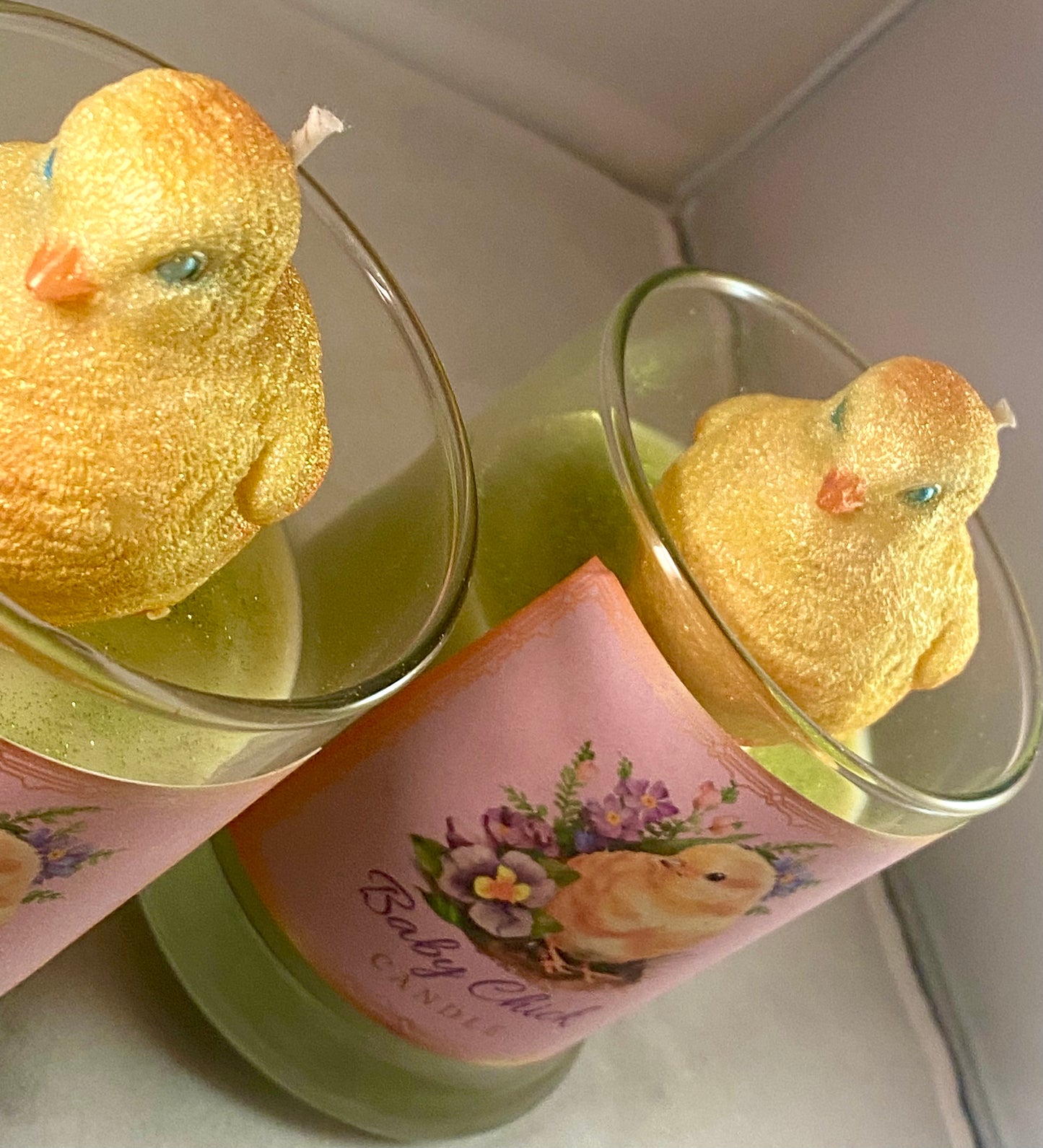 Baby Chick Candles Type 1