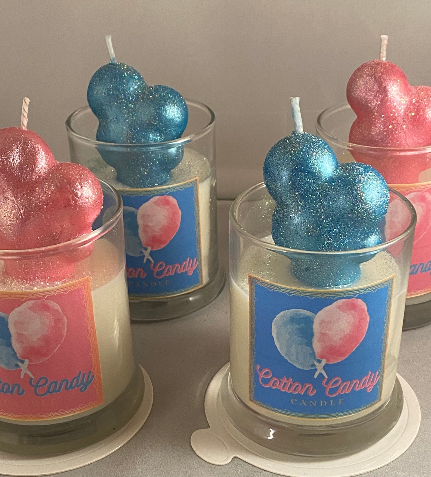 Cotton Candy Candles