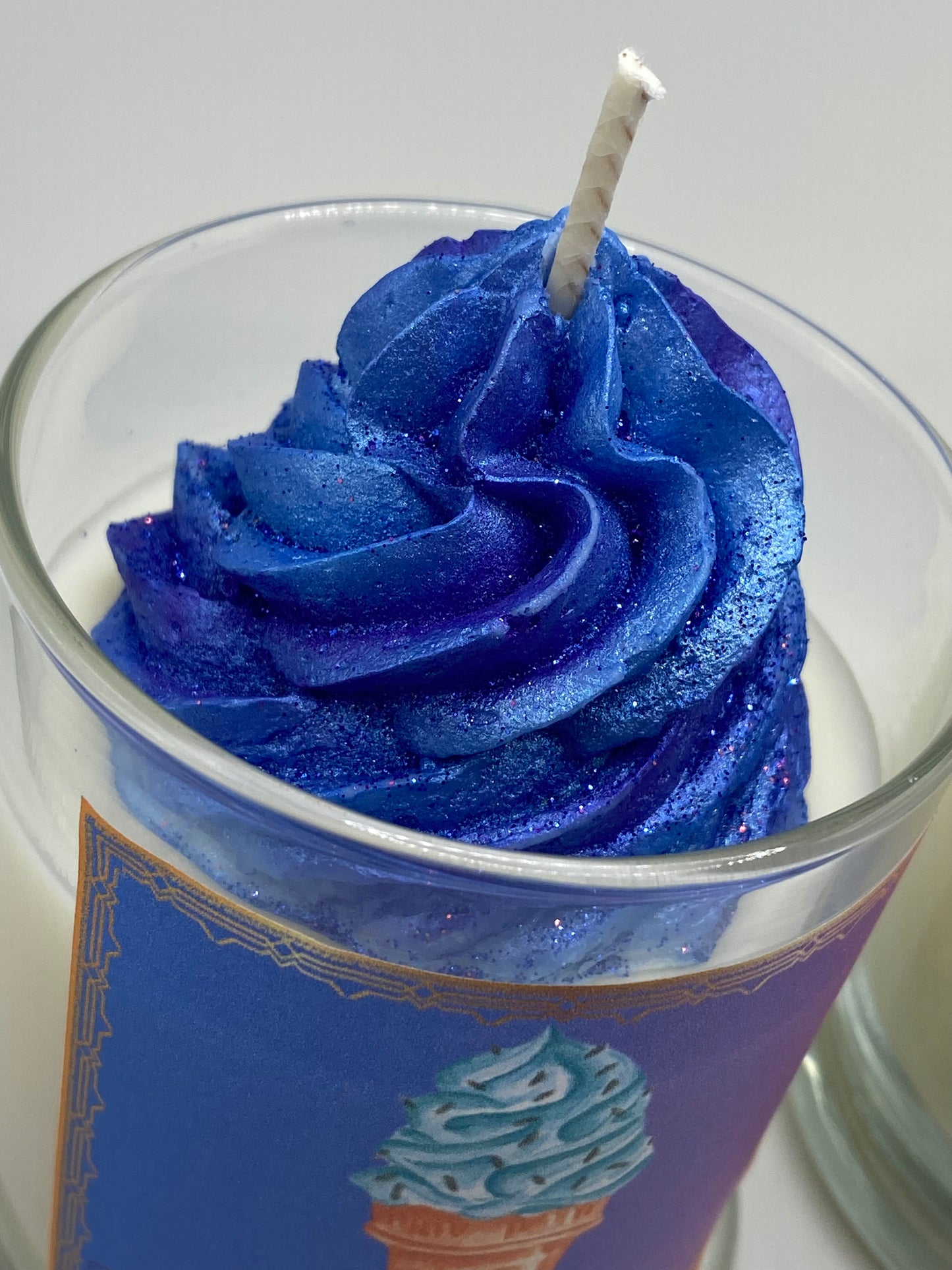 Blueberry Ice Cream Candles