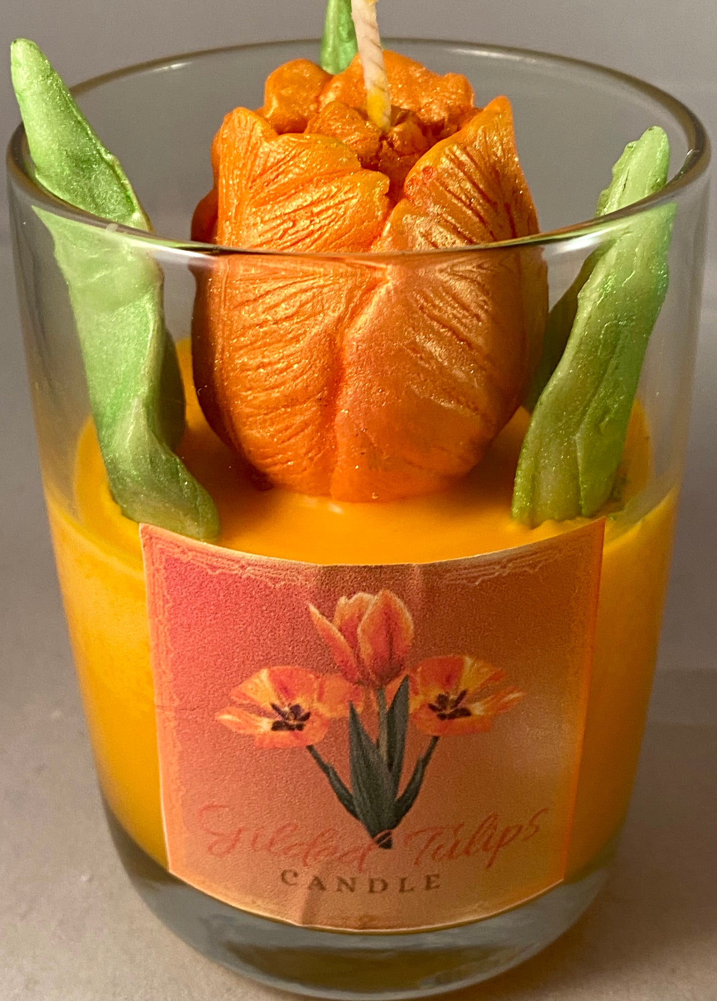 Gilded Tulips (Orange)Candles