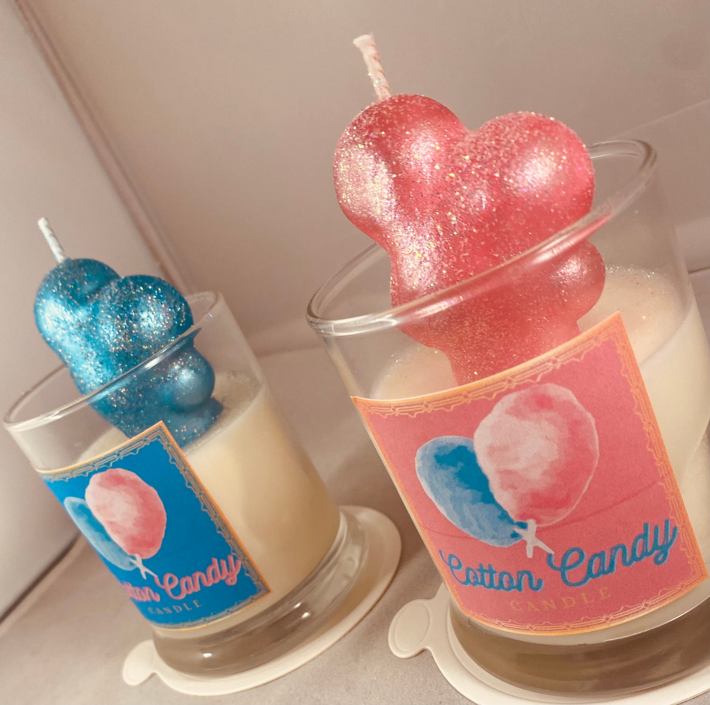 Cotton Candy Candles