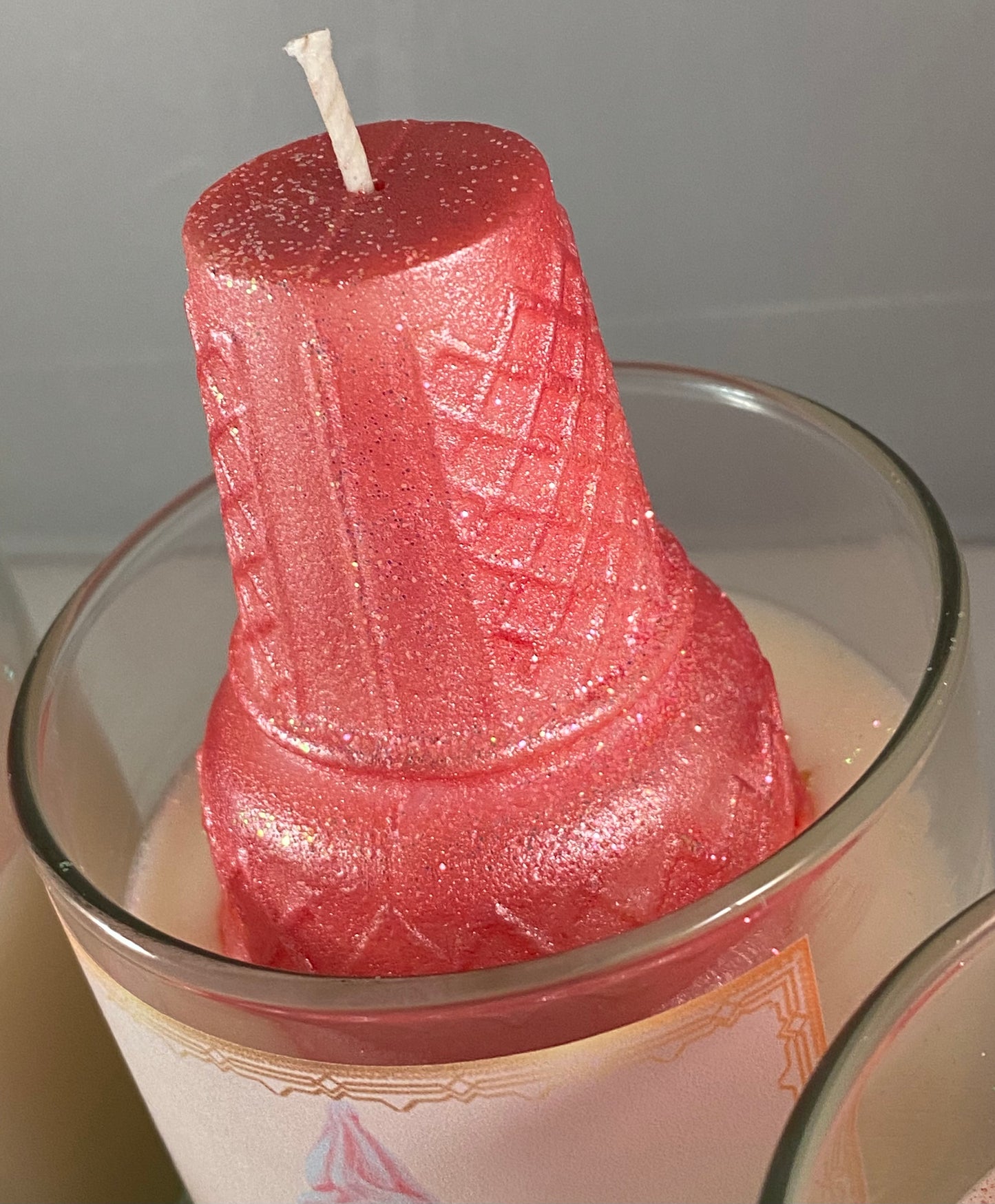 Strawberry Ice Cream Candle