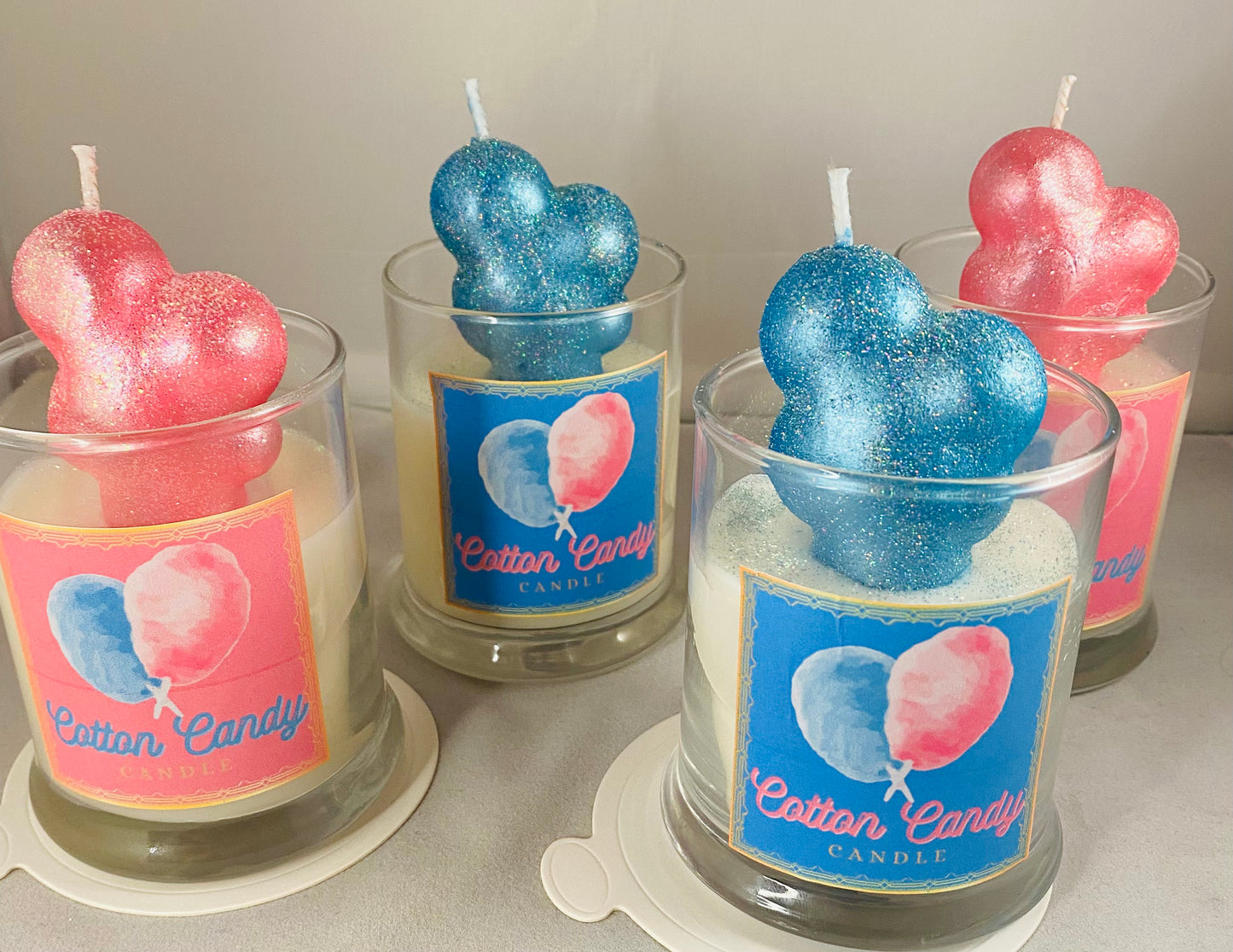 Cotton Candy Candles