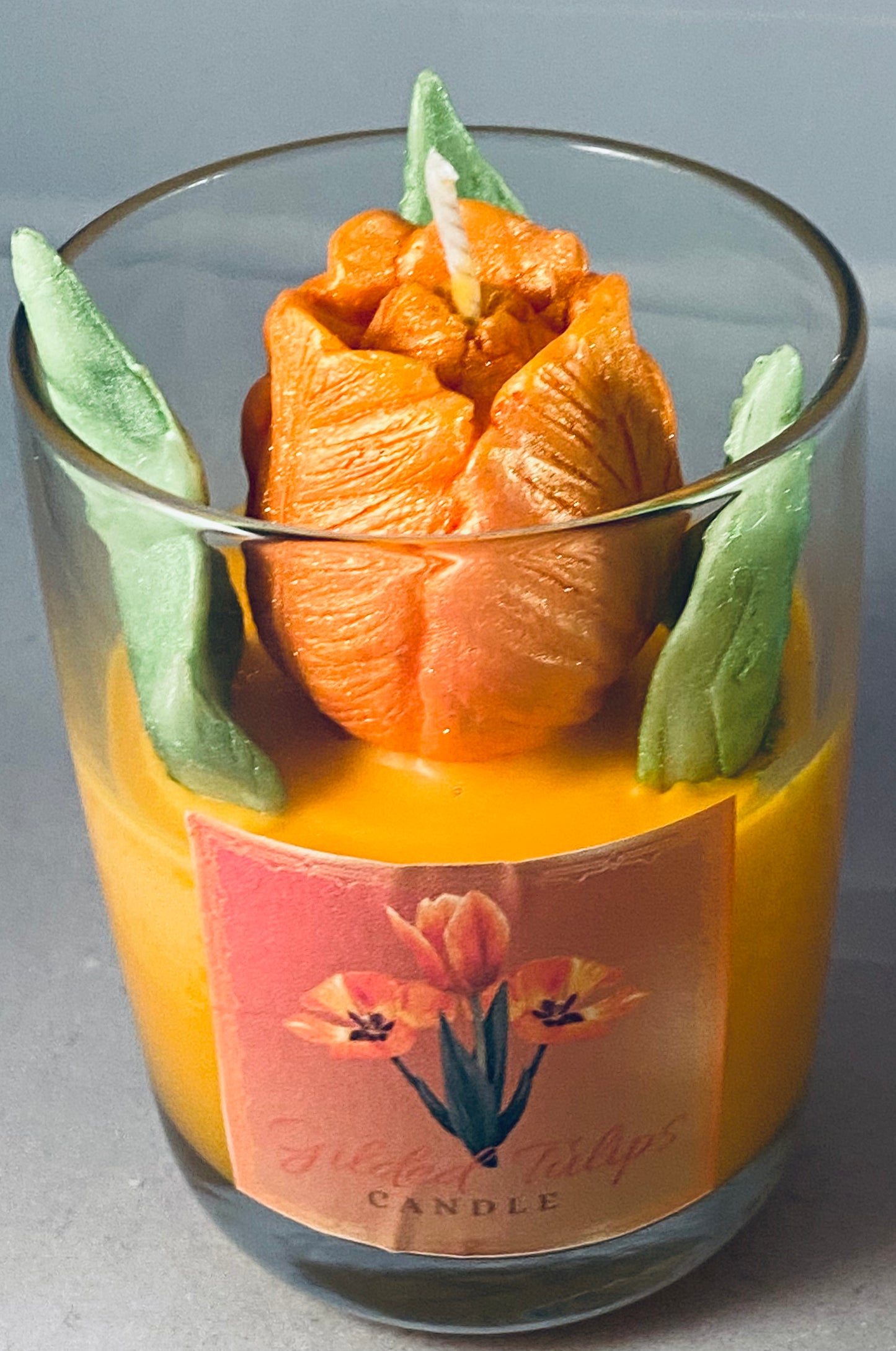 Gilded Tulips (Orange)Candles