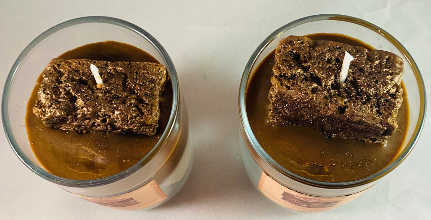 Mini Fudge Brownie Candle