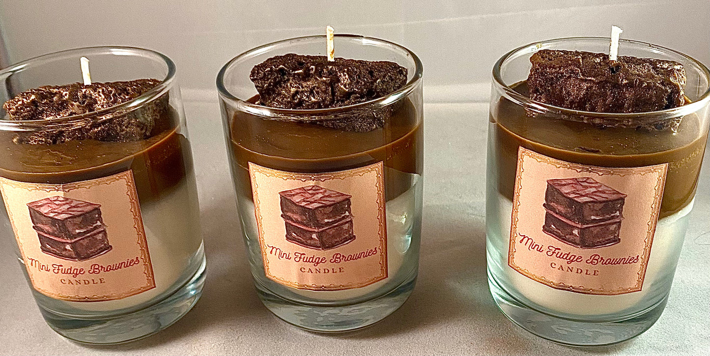 Mini Fudge Brownie Candle