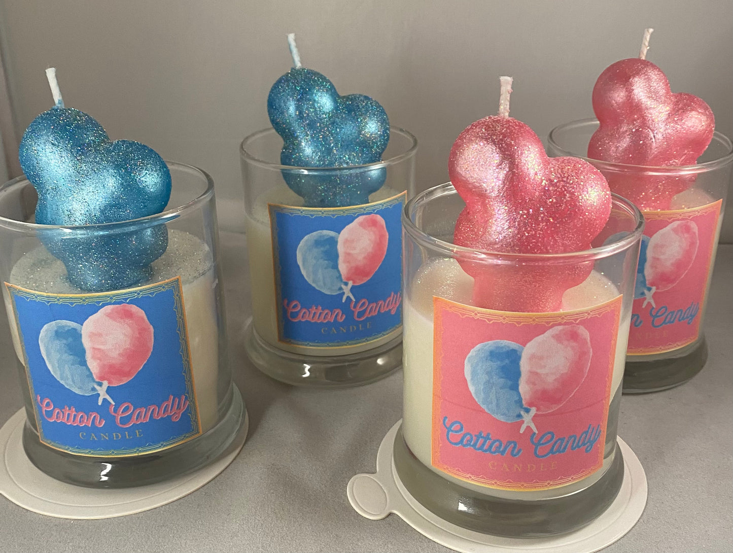 Cotton Candy Candles