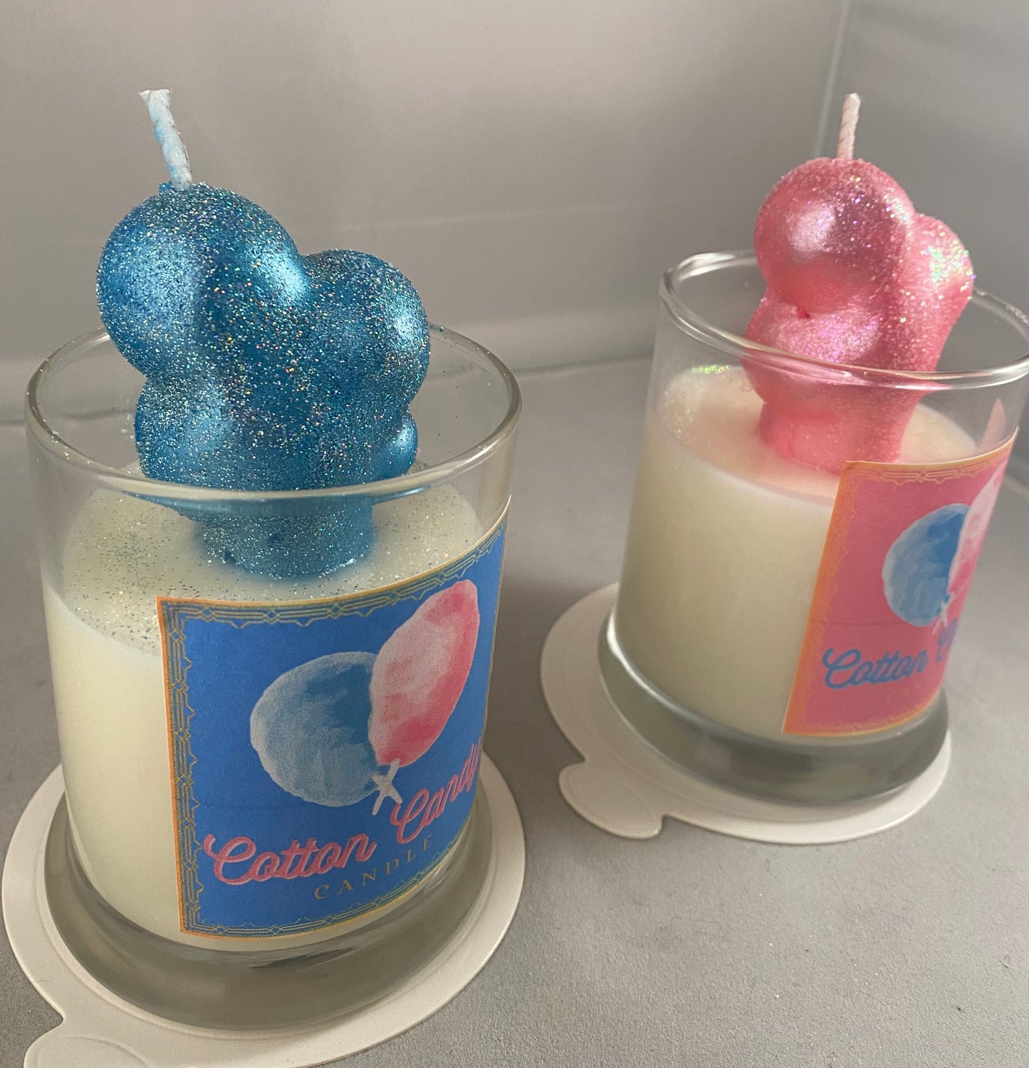 Cotton Candy Candles