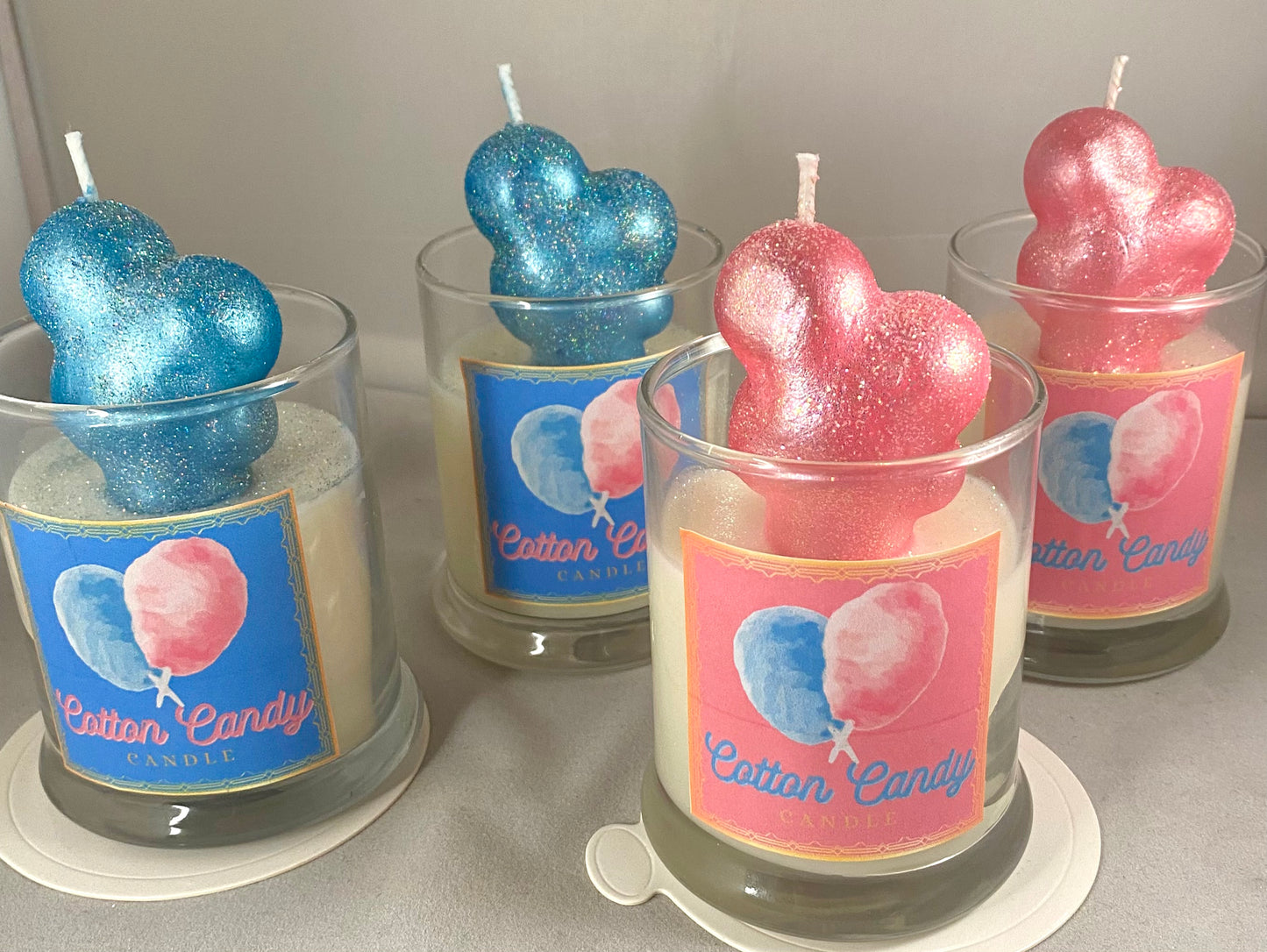 Cotton Candy Candles