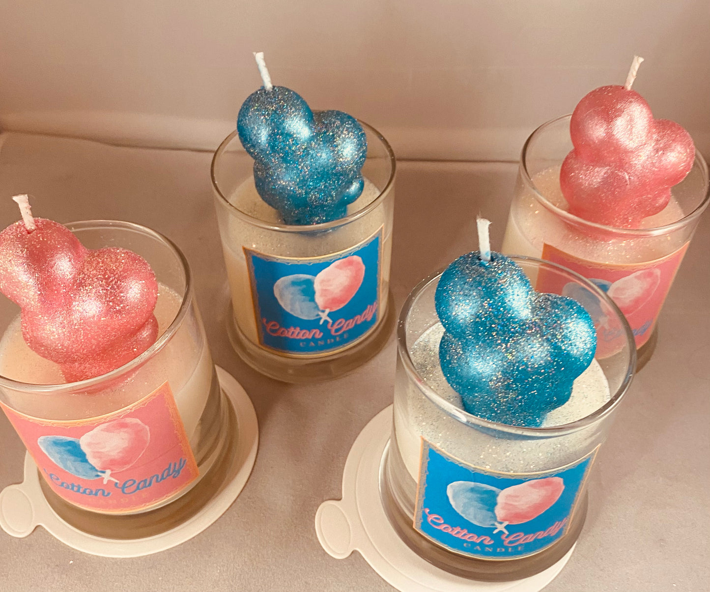 Cotton Candy Candles