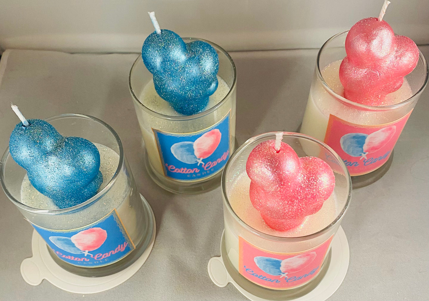 Cotton Candy Candles