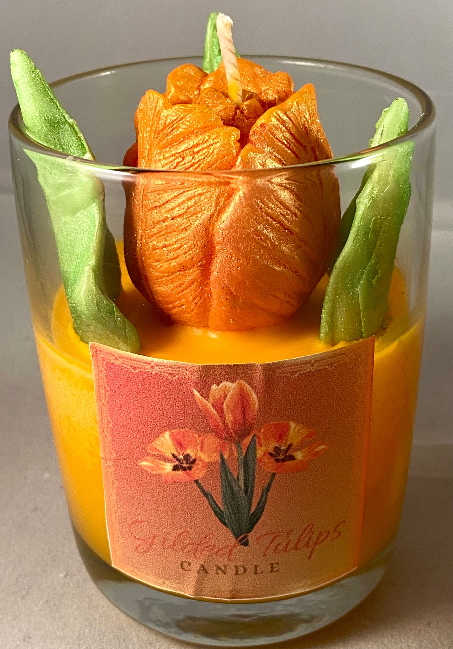 Gilded Tulips (Orange)Candles