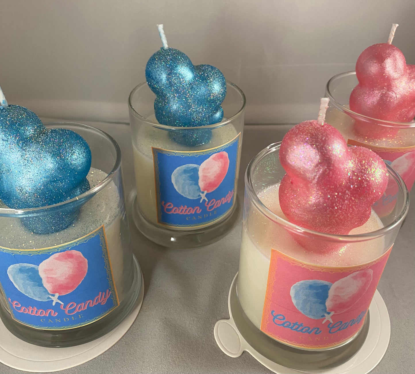 Cotton Candy Candles