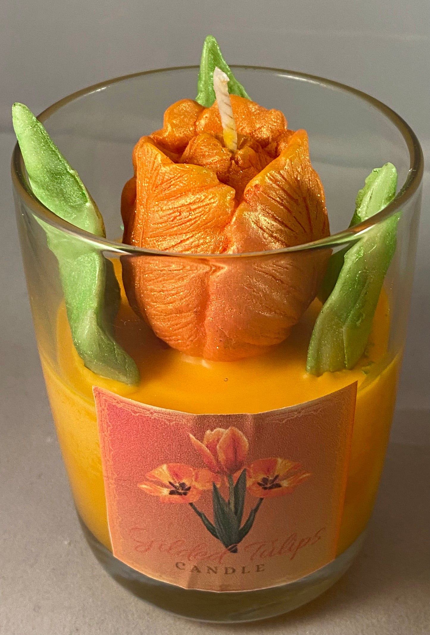 Gilded Tulips (Orange)Candles