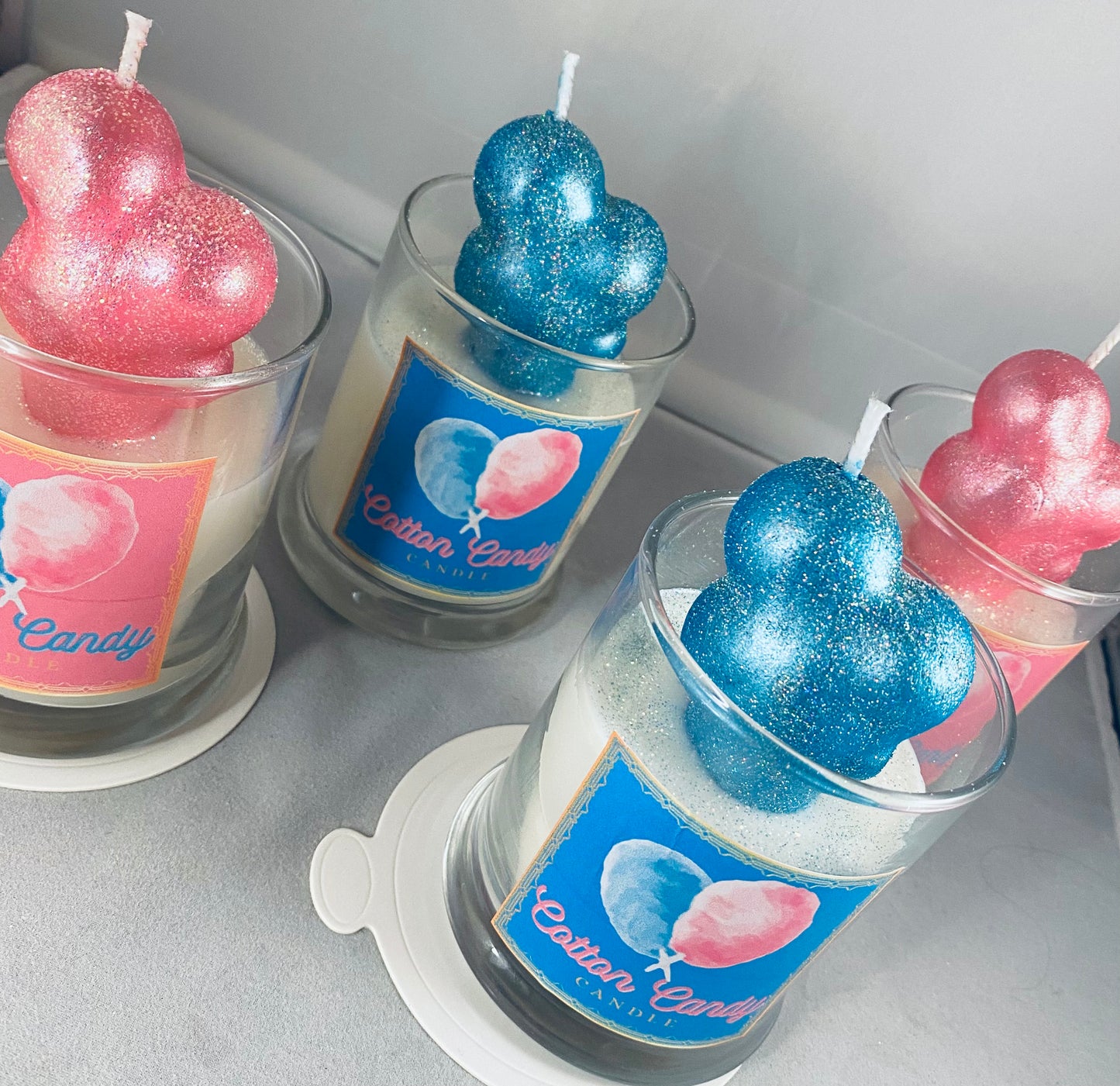 Cotton Candy Candles