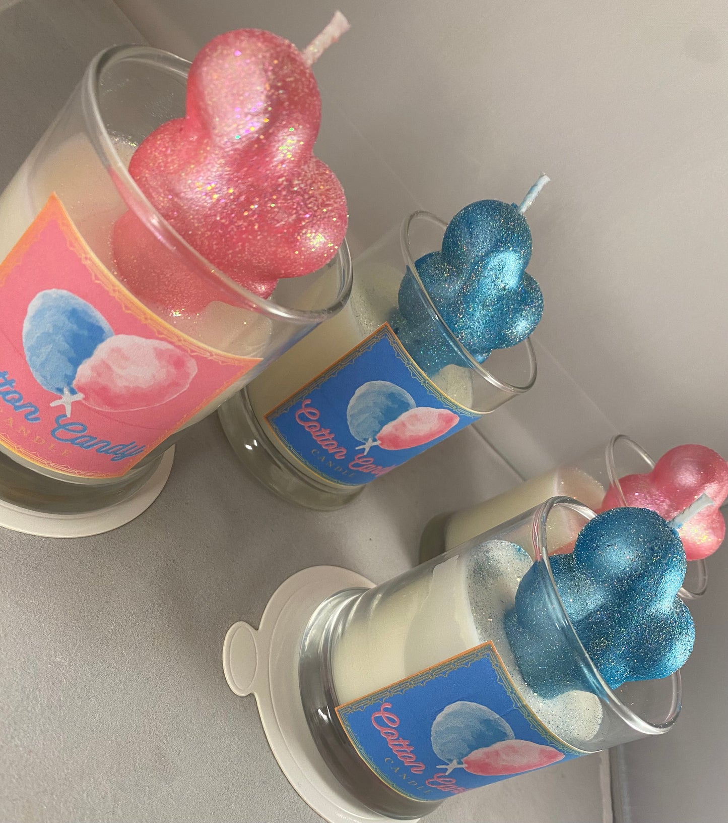 Cotton Candy Candles