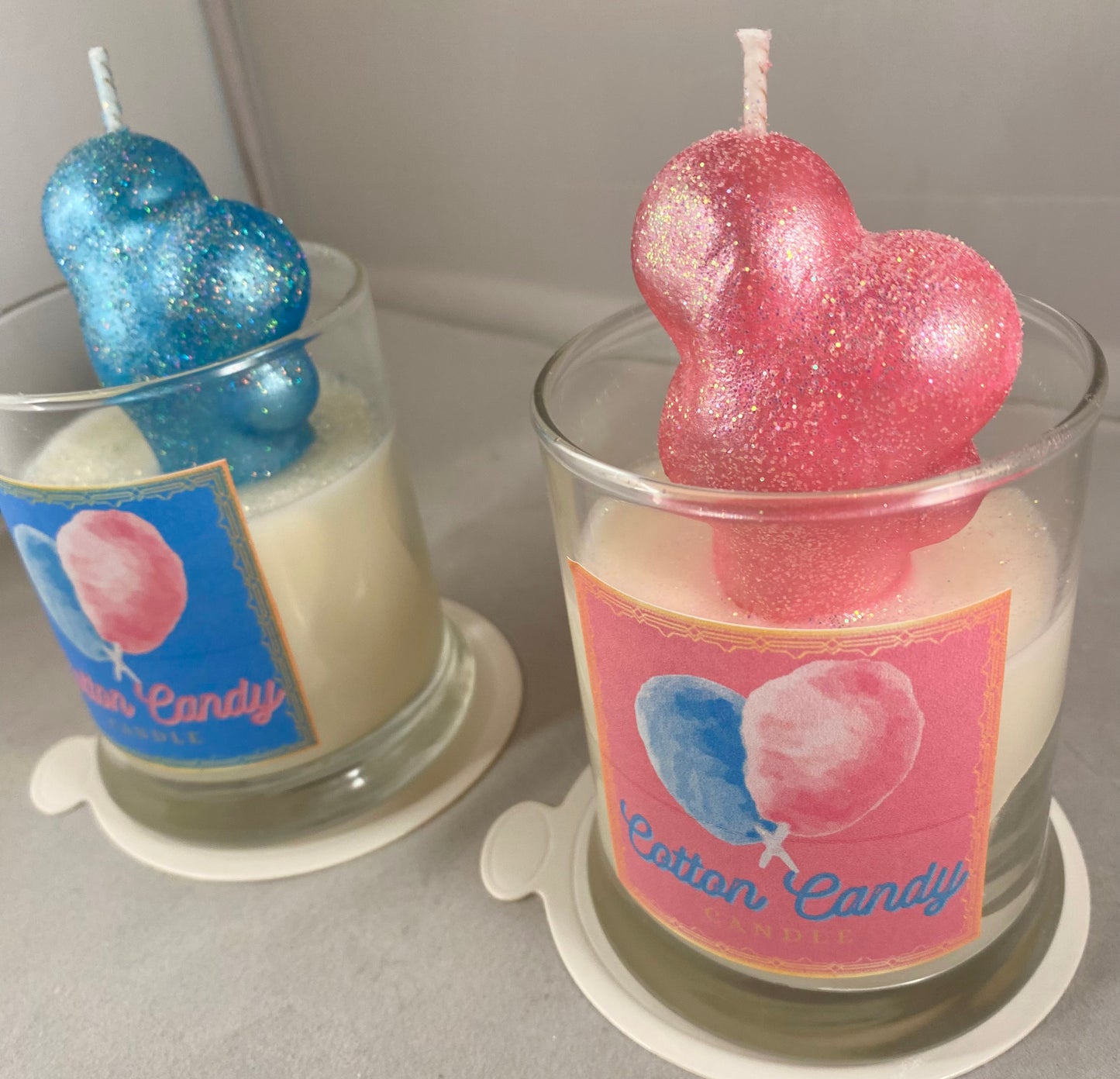 Cotton Candy Candles