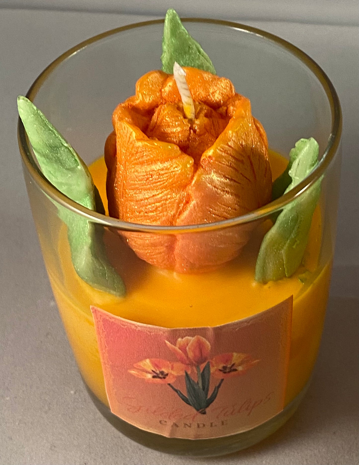 Gilded Tulips (Orange)Candles