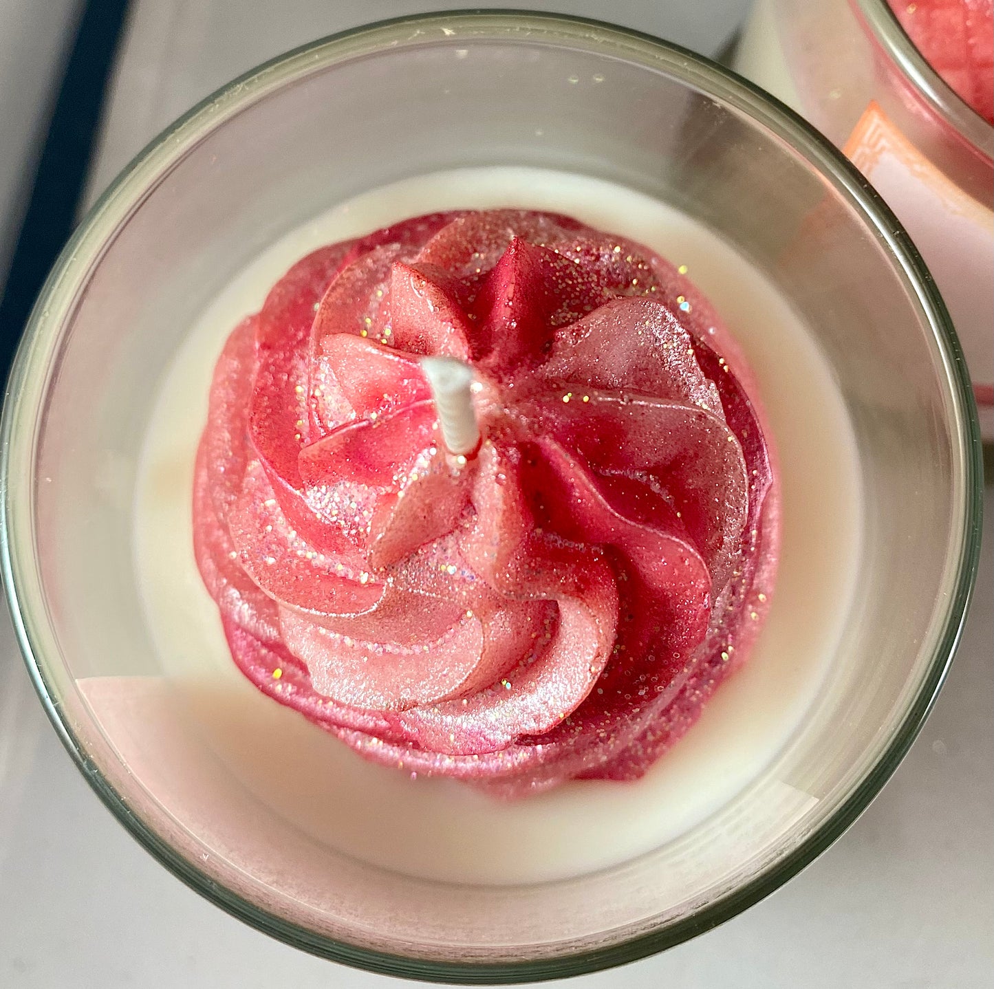 Strawberry Ice Cream Candle