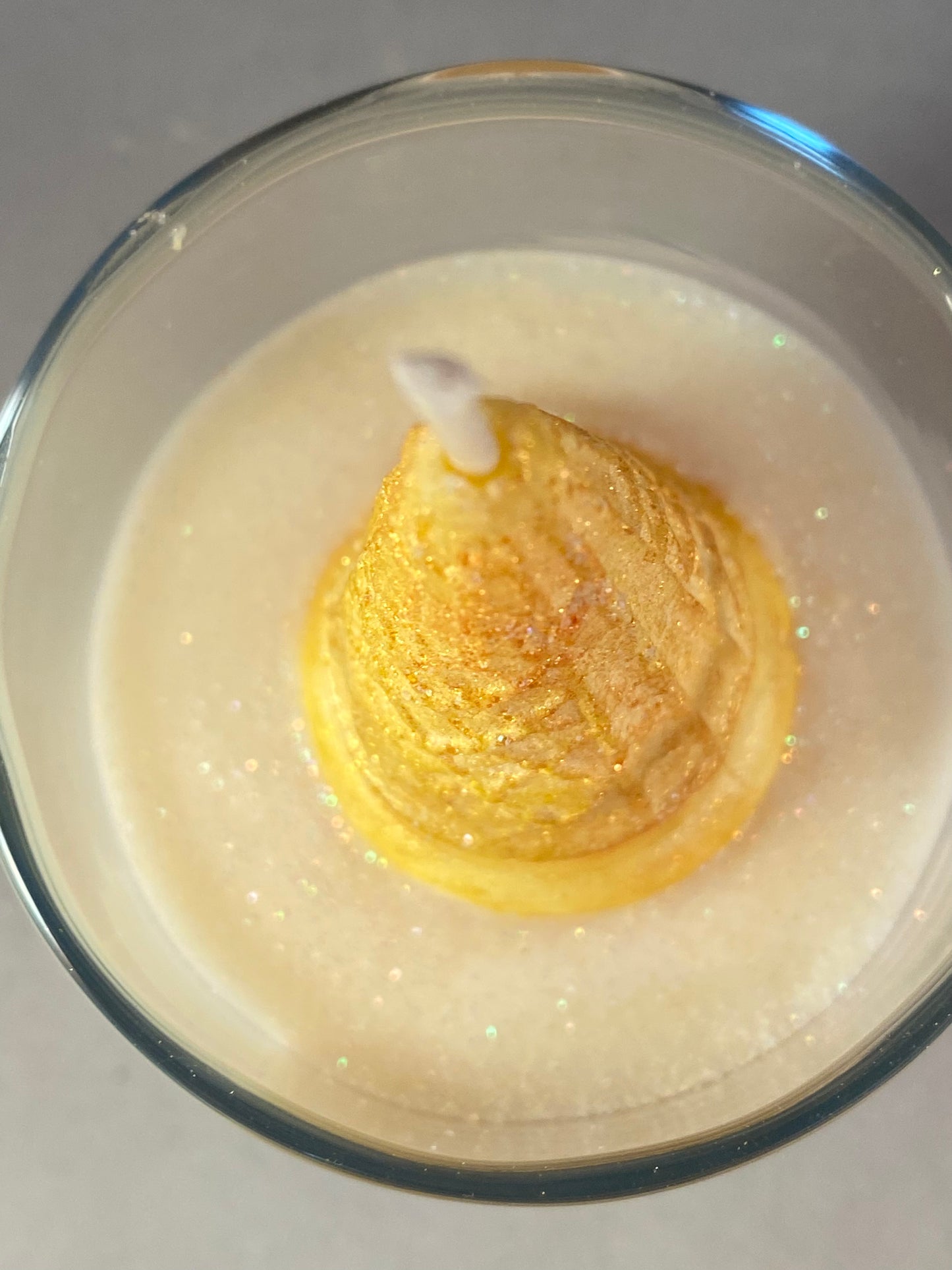 Mini Lemon Ice Cream Candle