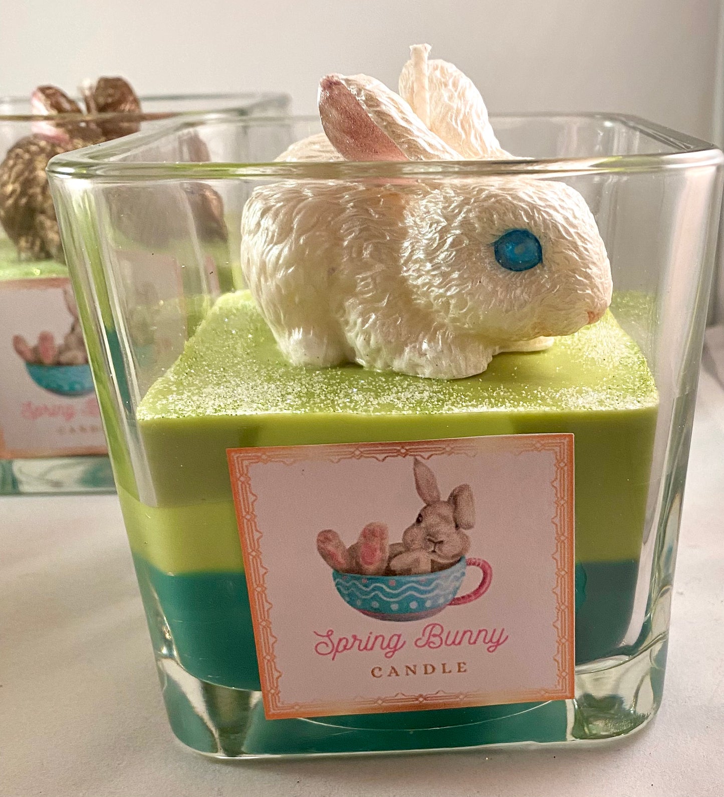 Spring Bunny Candles