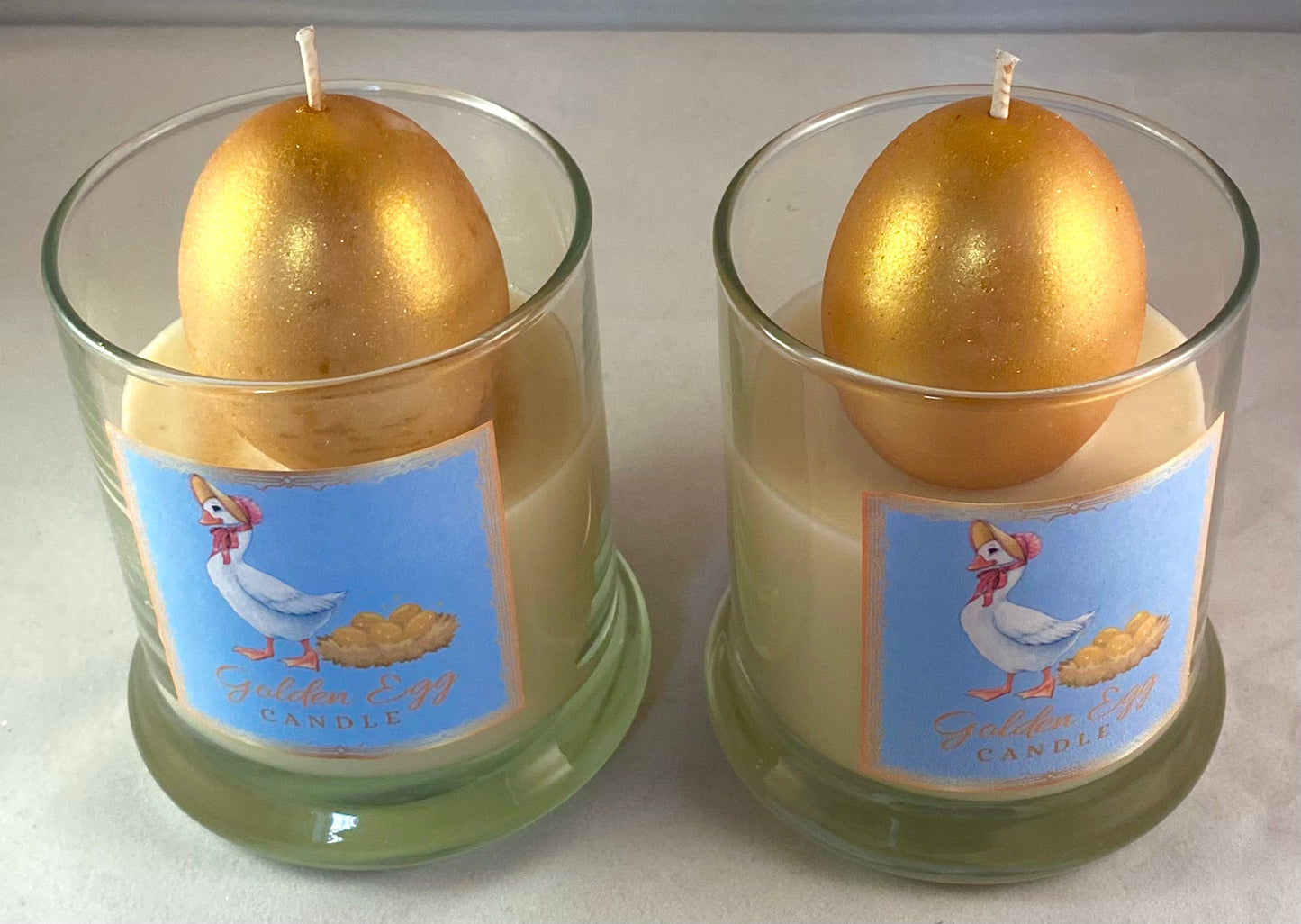 Golden Egg Candle