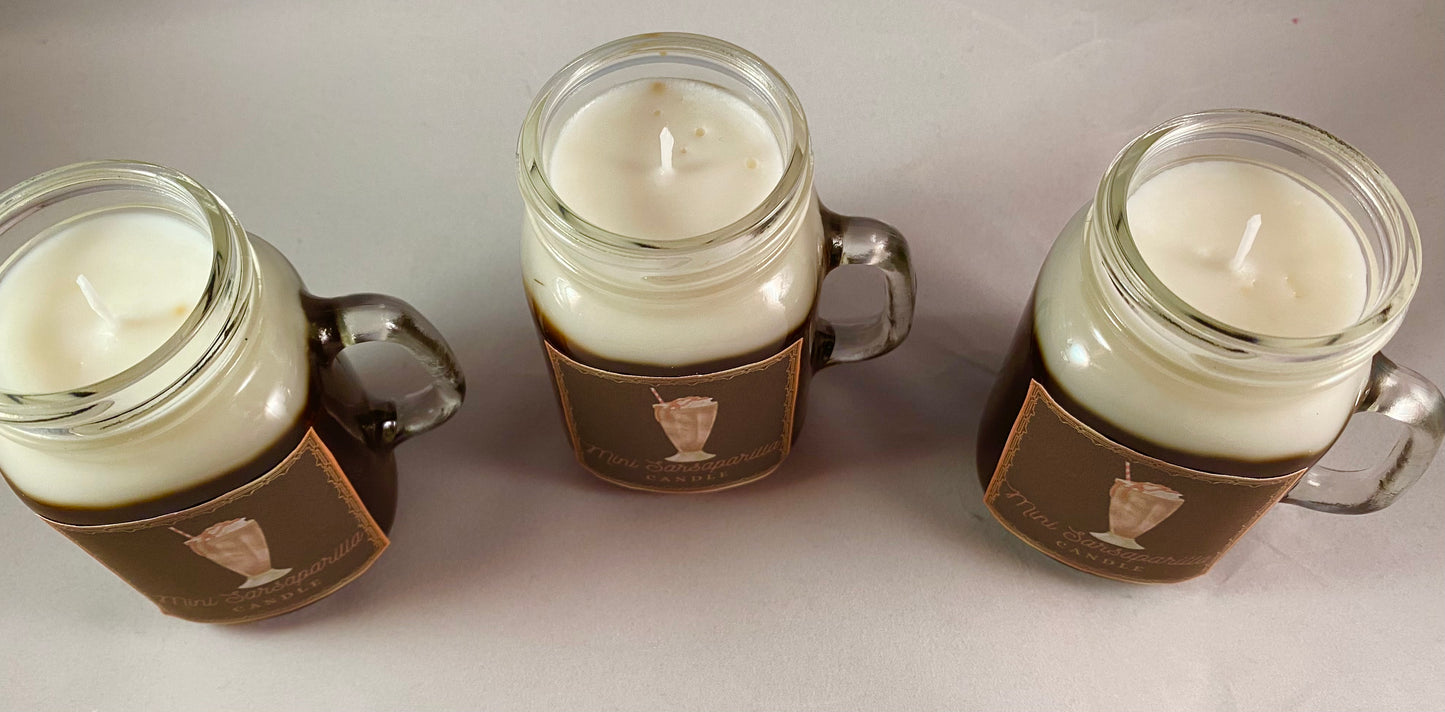 Mini Sarsaparilla Candles