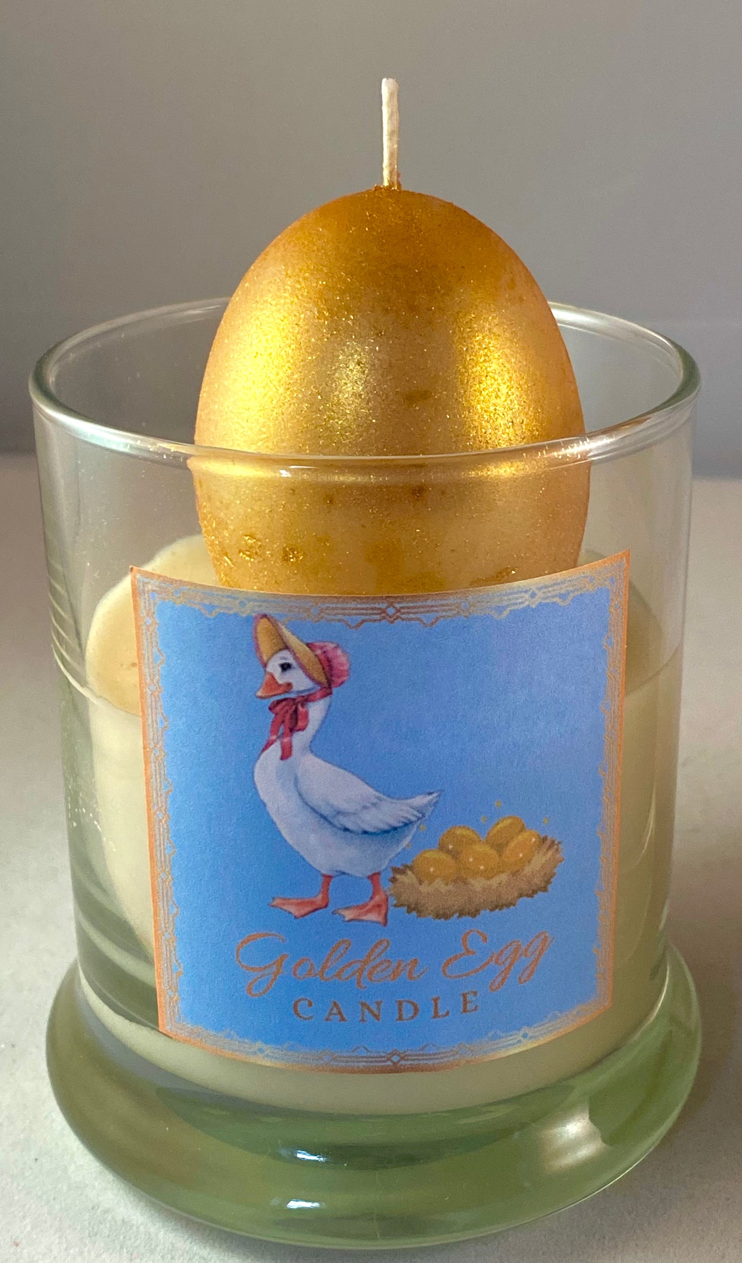 Golden Egg Candle