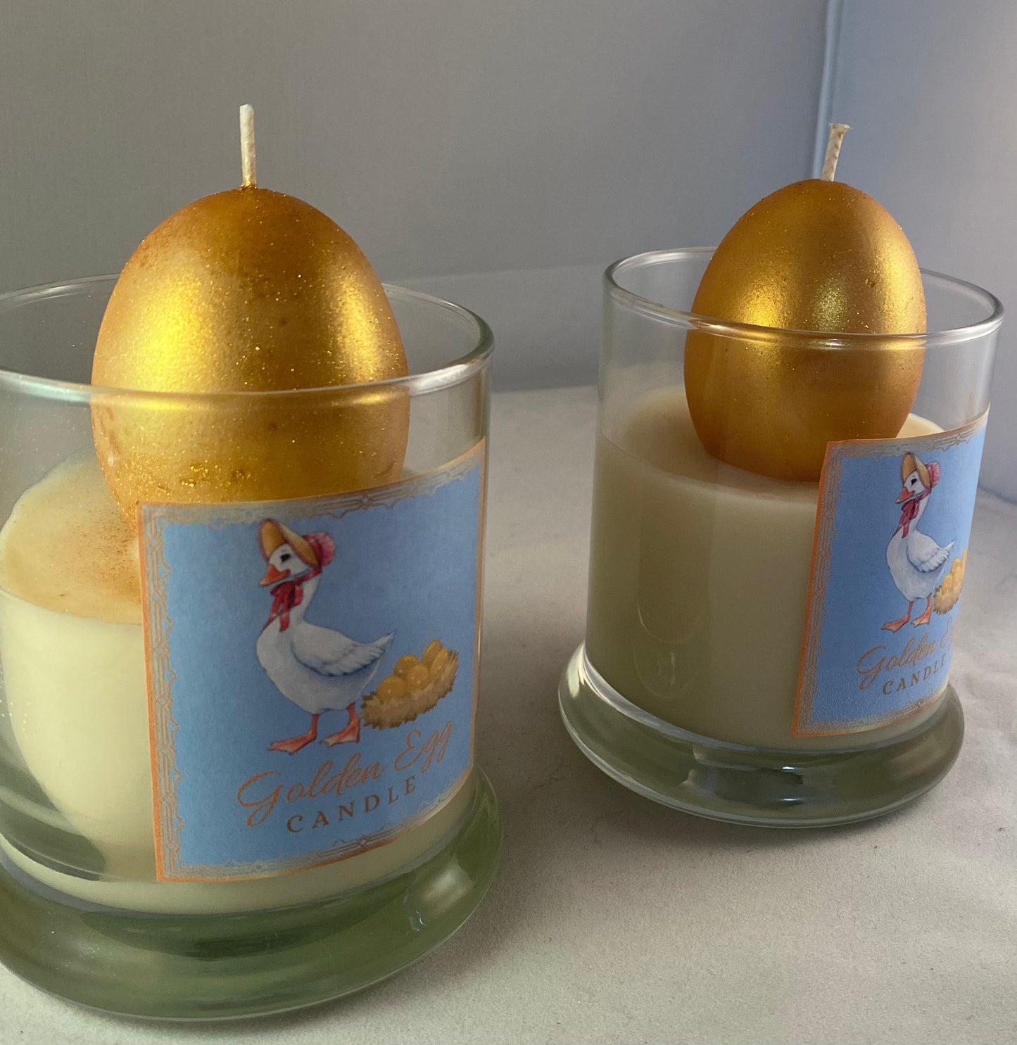 Golden Egg Candle