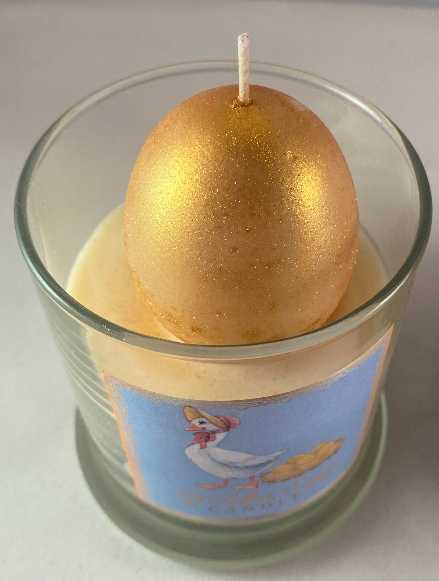 Golden Egg Candle