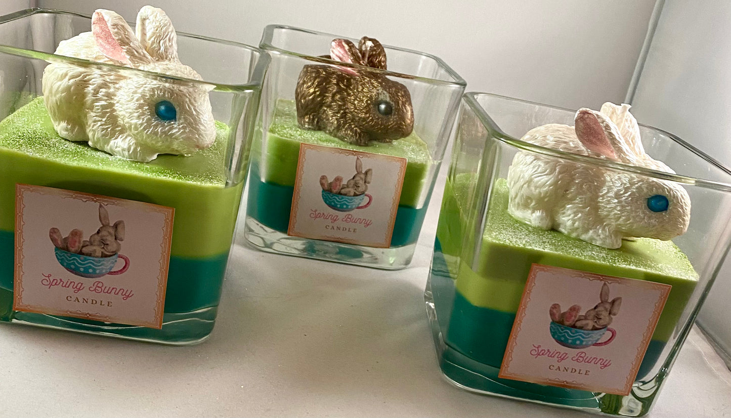 Spring Bunny Candles