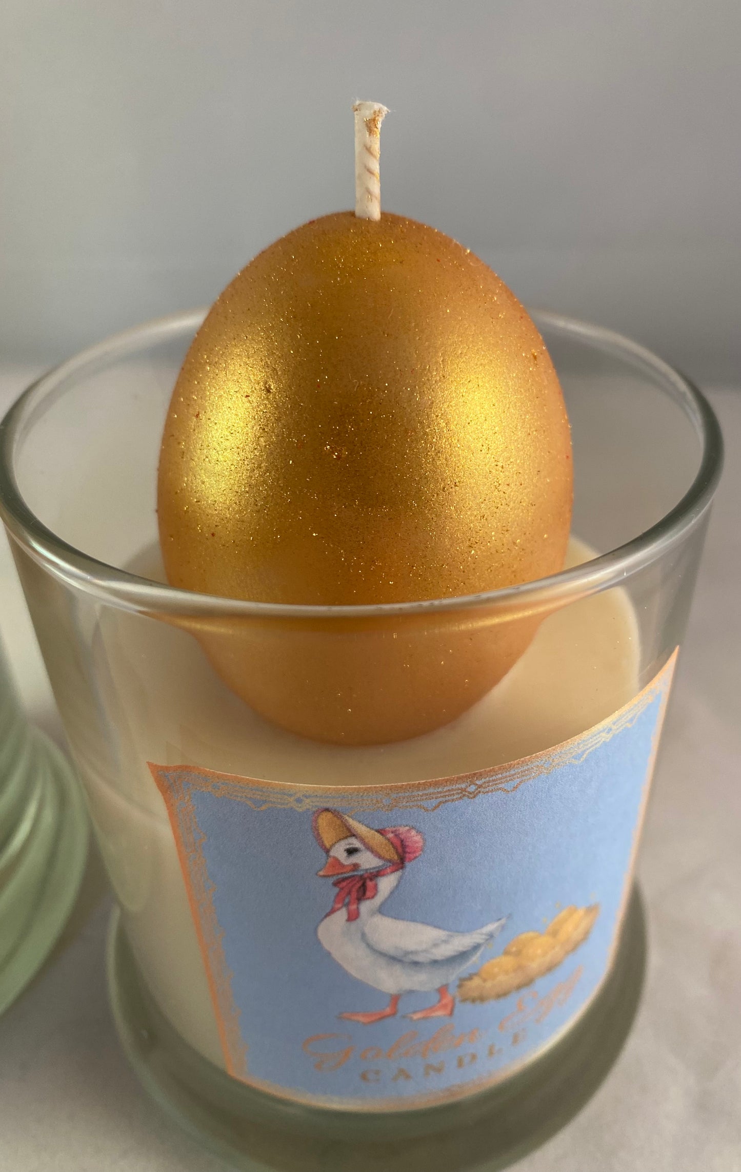 Golden Egg Candle