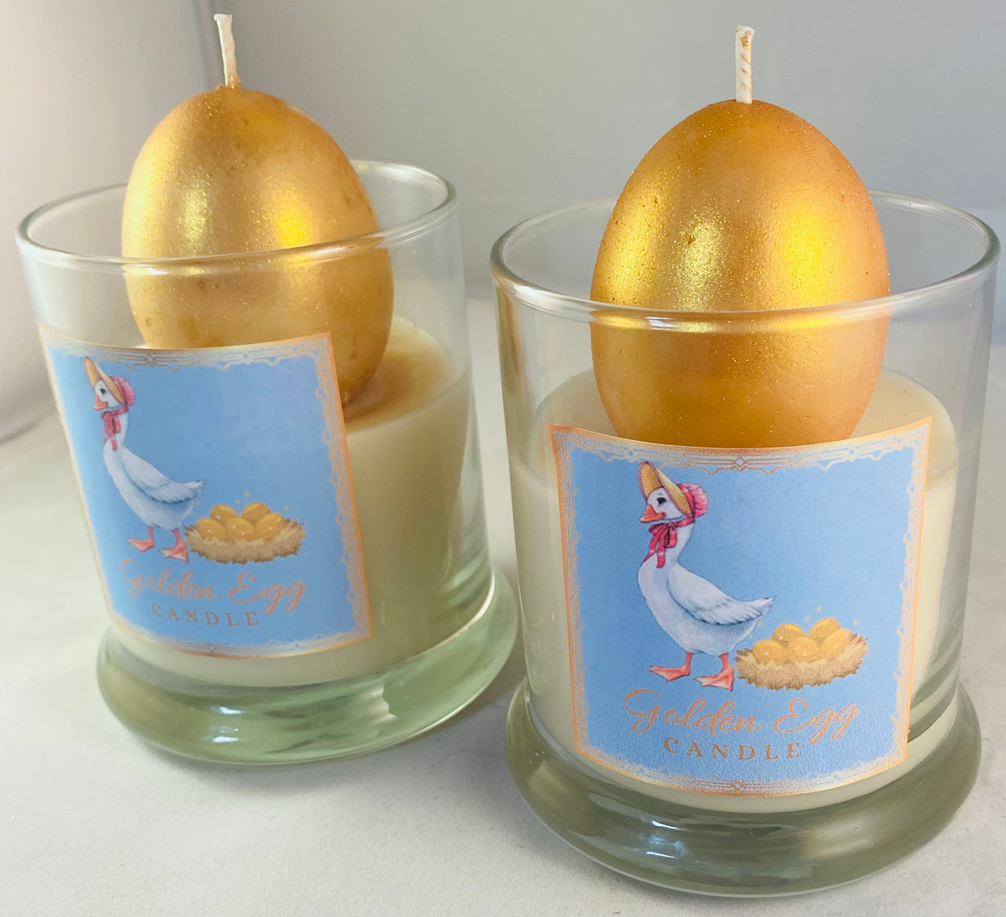 Golden Egg Candle