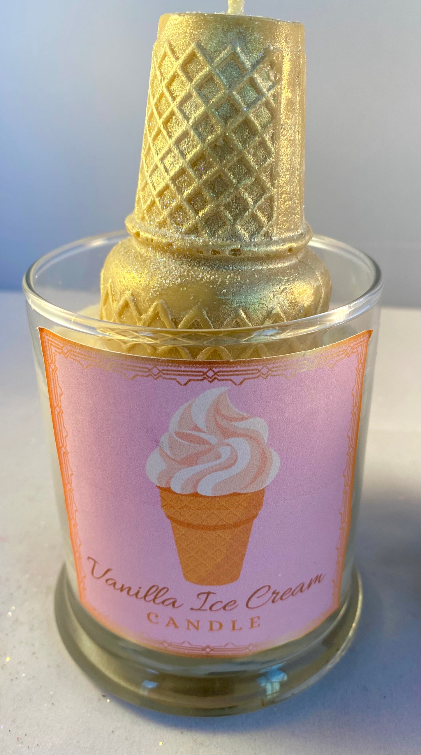 Vanilla Ice Cream Candle