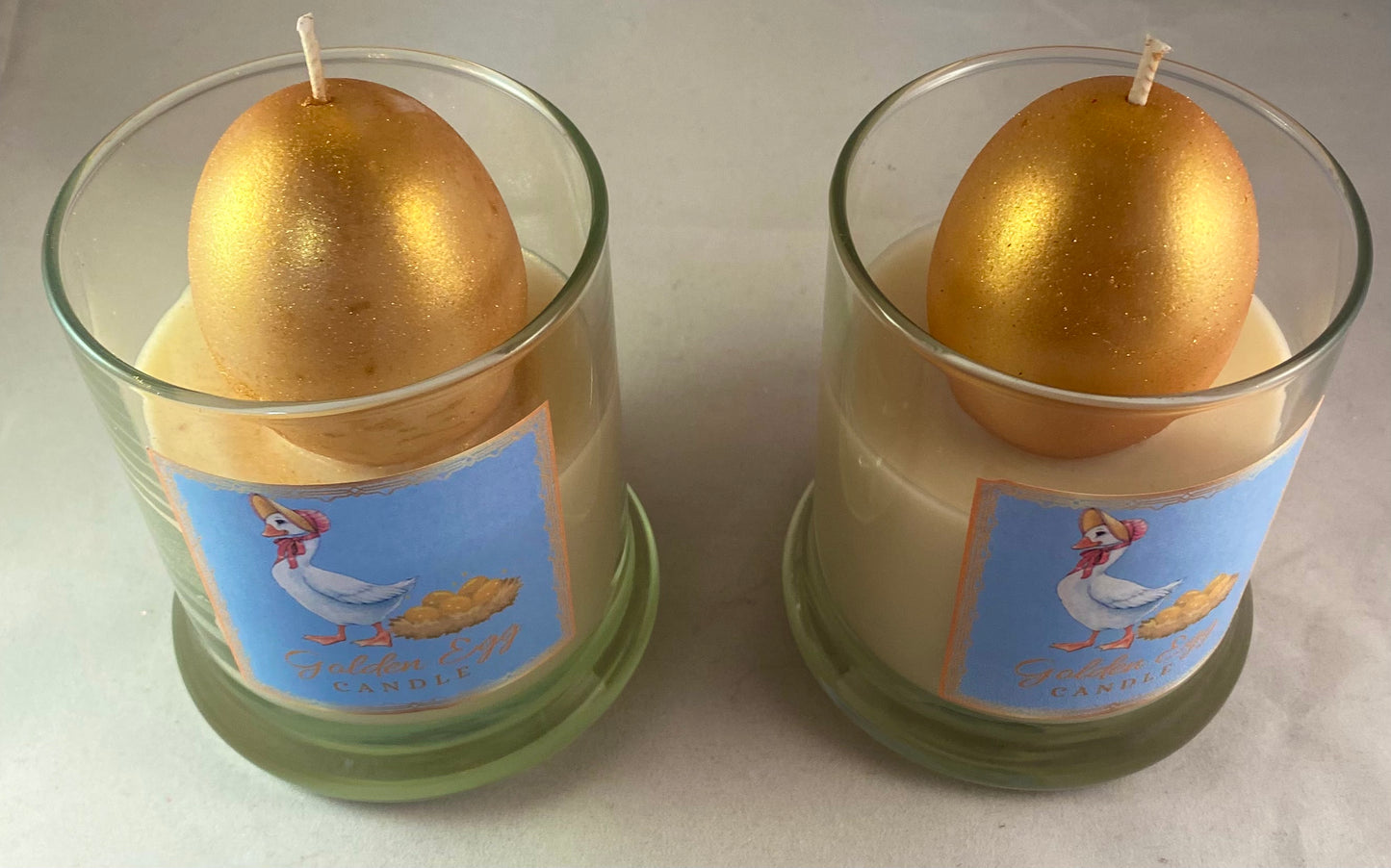 Golden Egg Candle