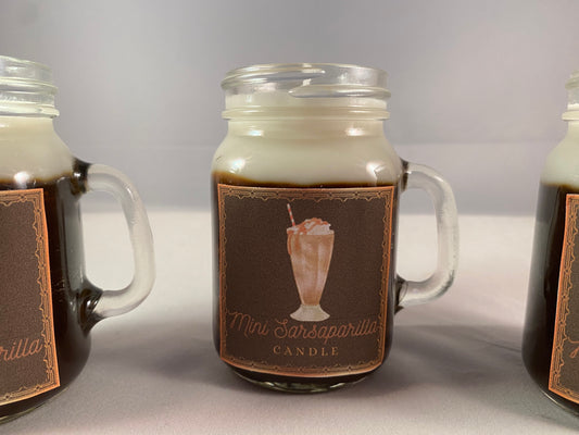 Mini Sarsaparilla Candles