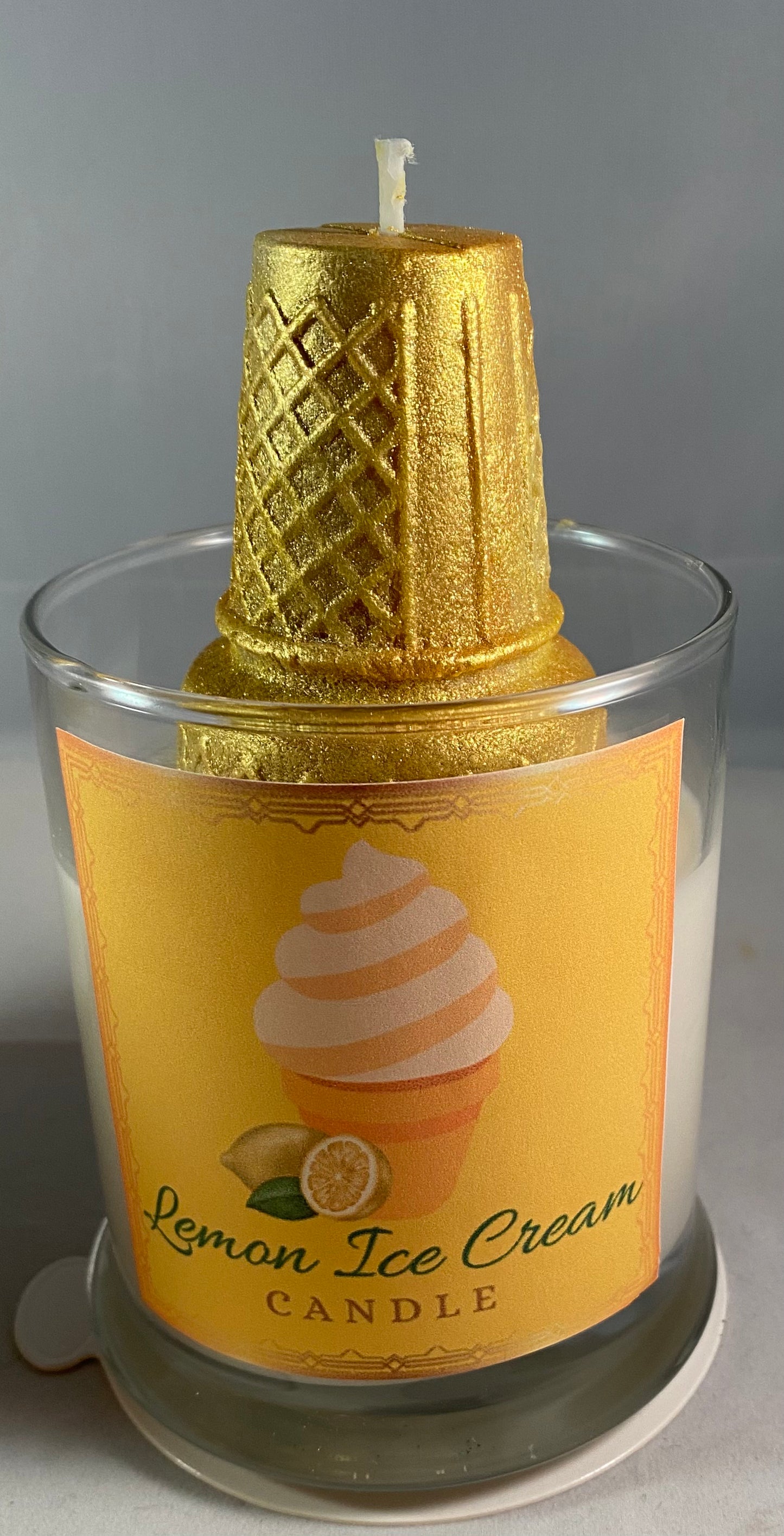 Lemon Ice Cream Candle