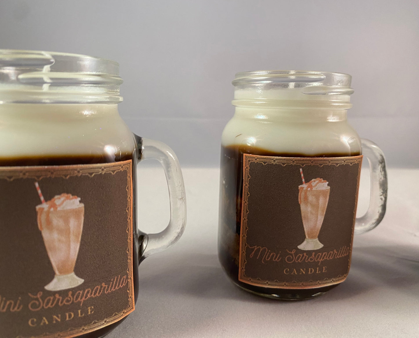 Mini Sarsaparilla Candles