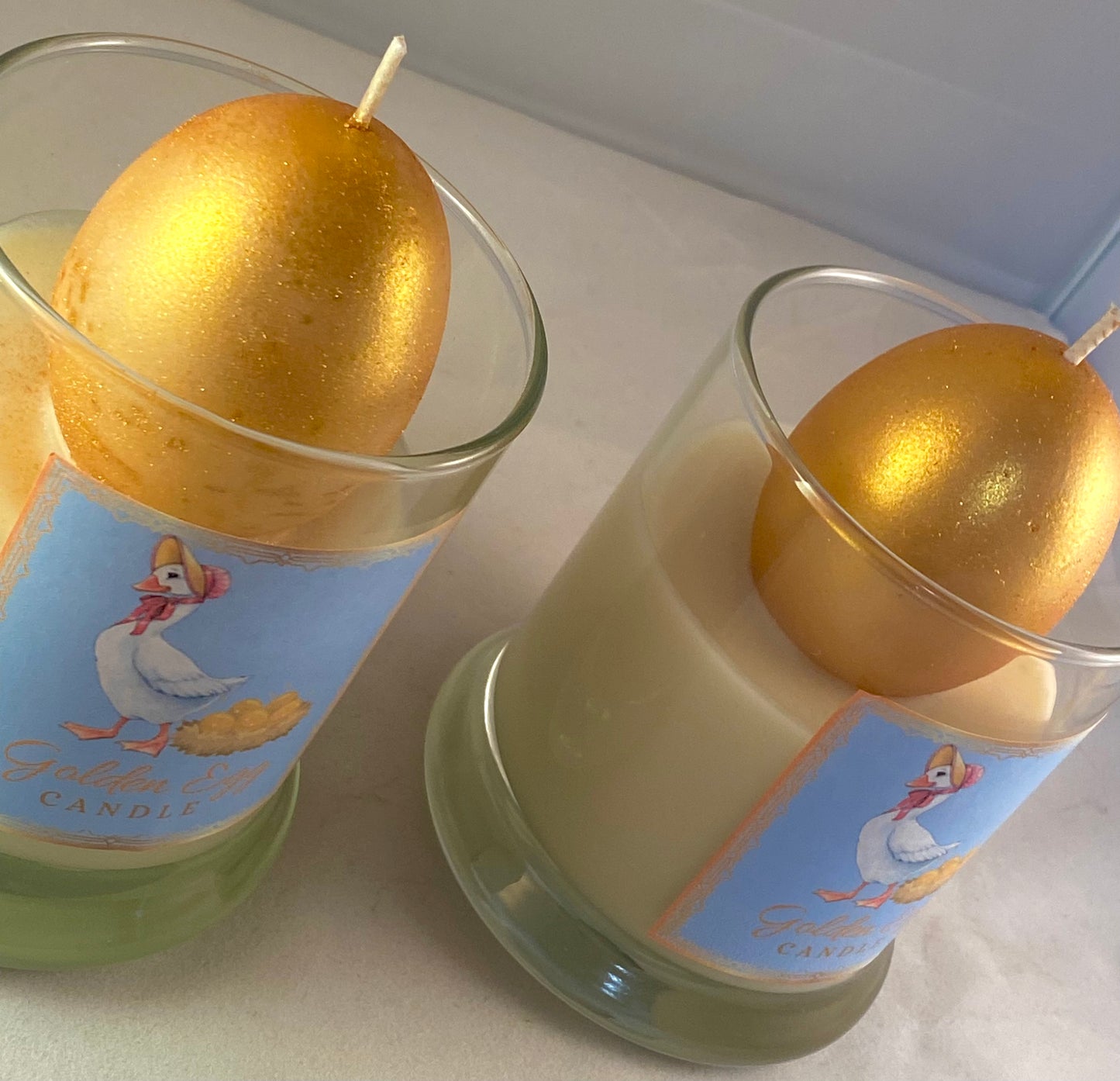 Golden Egg Candle